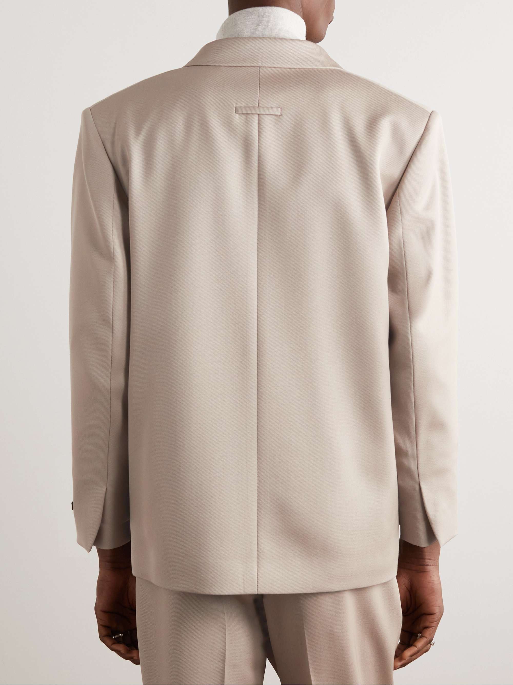 FEAR OF GOD Eternal Double-Breasted Cavalry Wool-Twill Suit Jacket