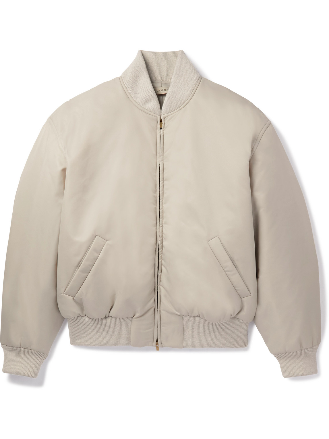 Fear Of God Eternal Shell Bomber Jacket In Gray