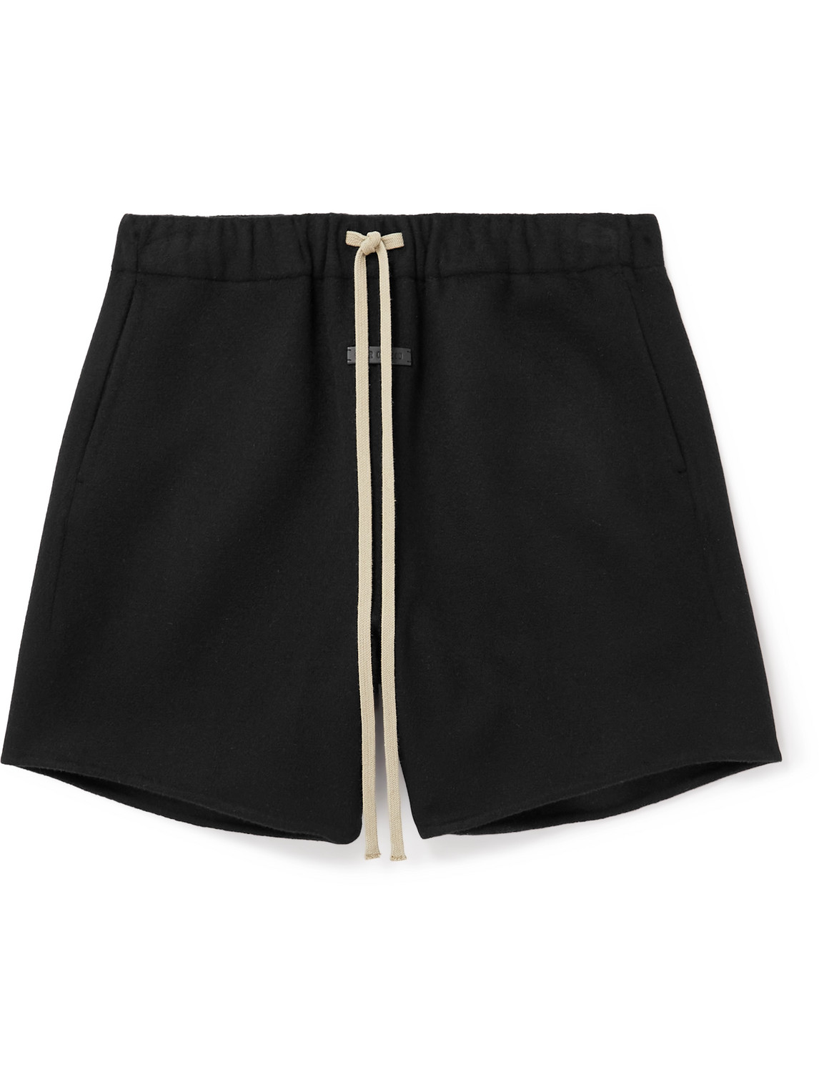 FEAR OF GOD ETERNAL WIDE-LEG WOOL AND CASHMERE-BLEND DRAWSTRING SHORTS