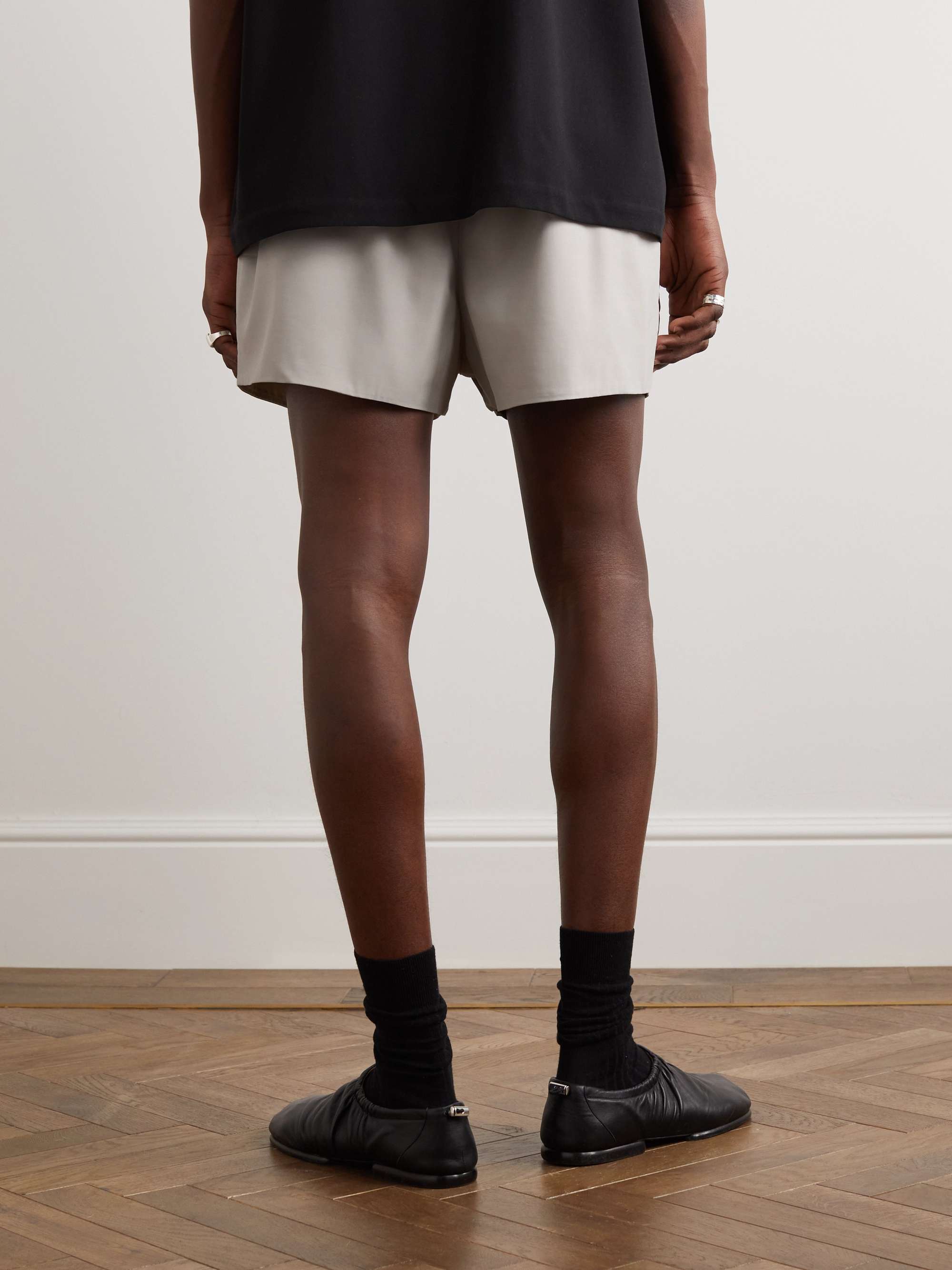 FEAR OF GOD Eternal Wide-Leg Twill Drawstring Shorts for Men | MR PORTER