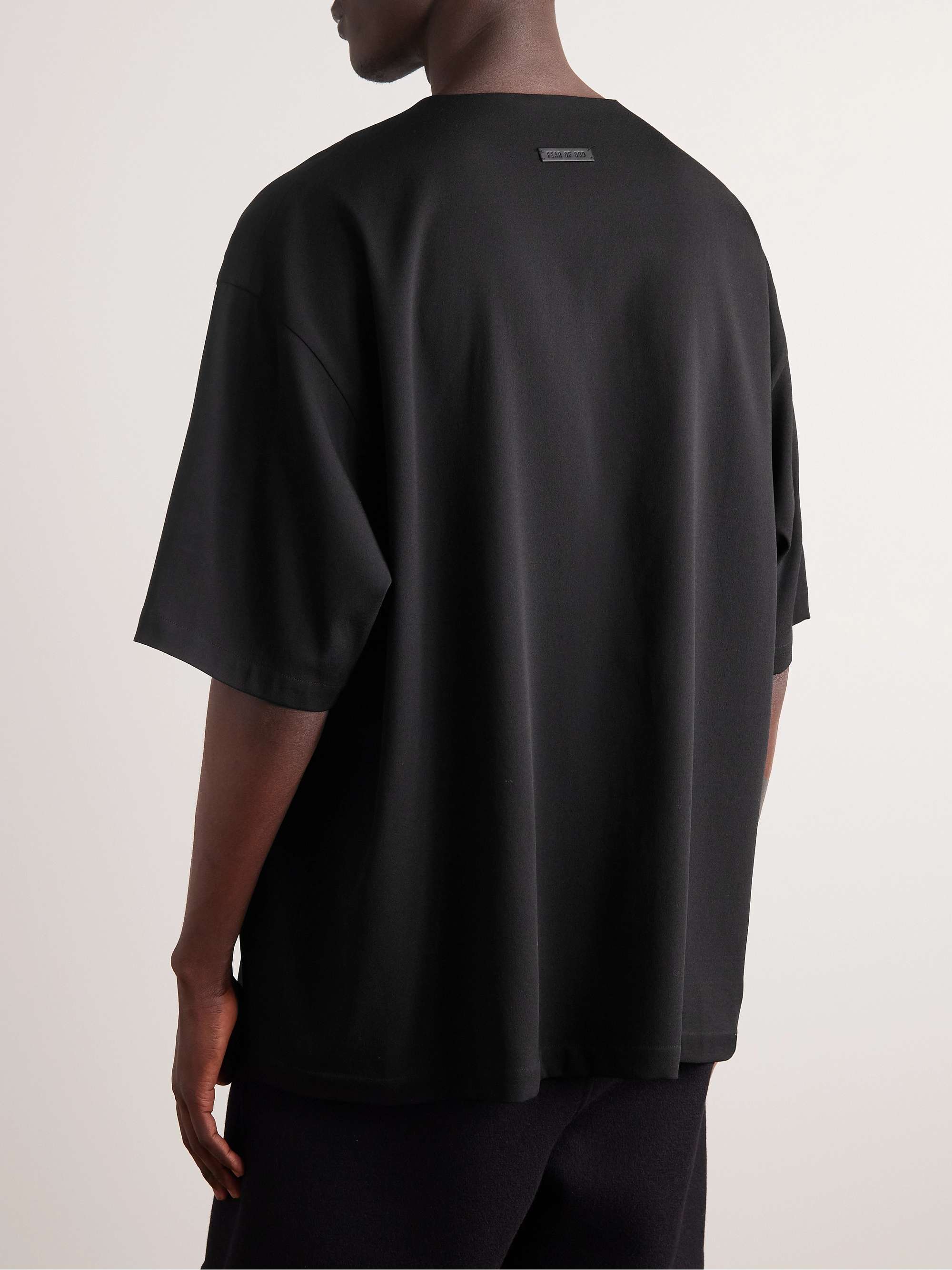 FEAR OF GOD Eternal Oversized Wool-Blend Crepe T-Shirt