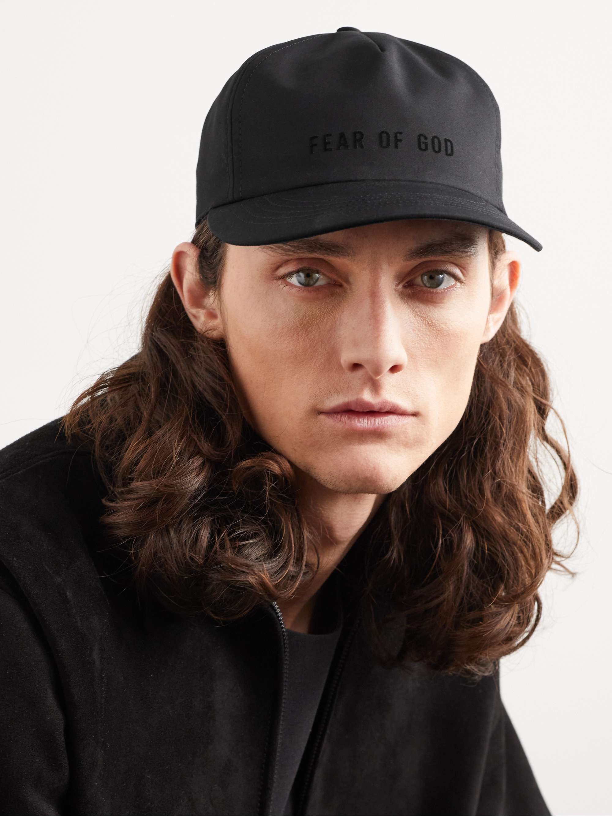 FEAR OF GOD Eternal Logo-Flocked Cotton Baseball Cap for Men | MR PORTER