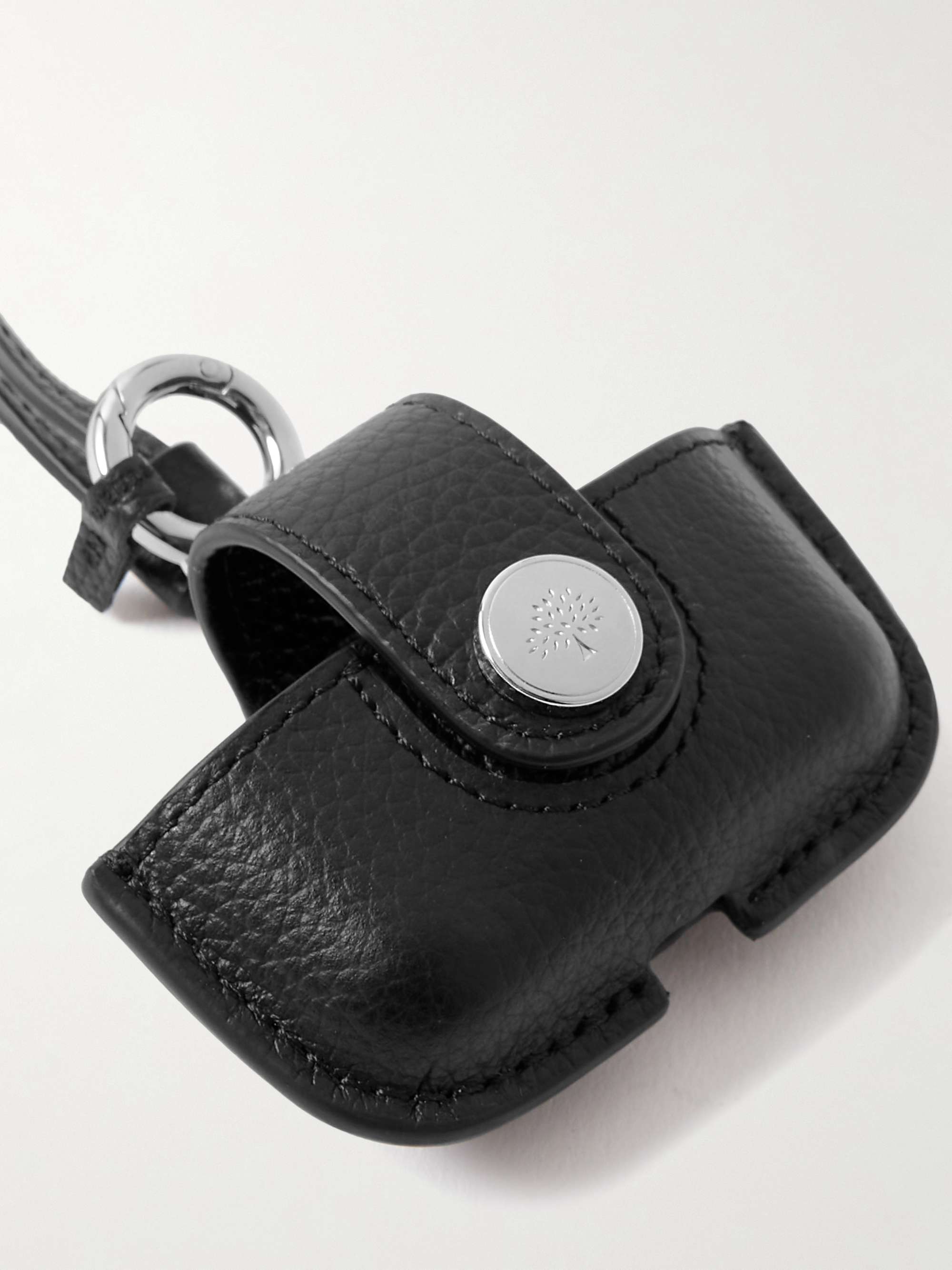 MULBERRY Full-Grain Leather AirPods Pro Case with Lanyard