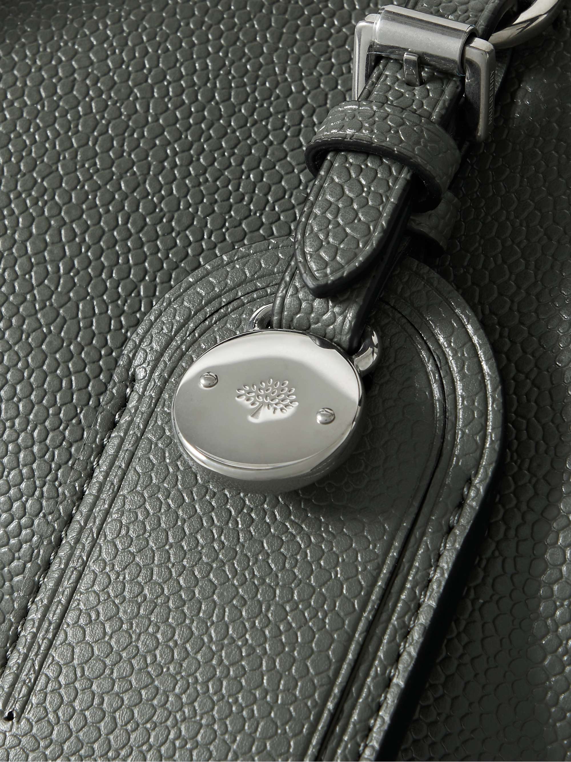 MULBERRY Medium Clipper Eco Scotchgrain, Canvas and Leather Weekend Bag