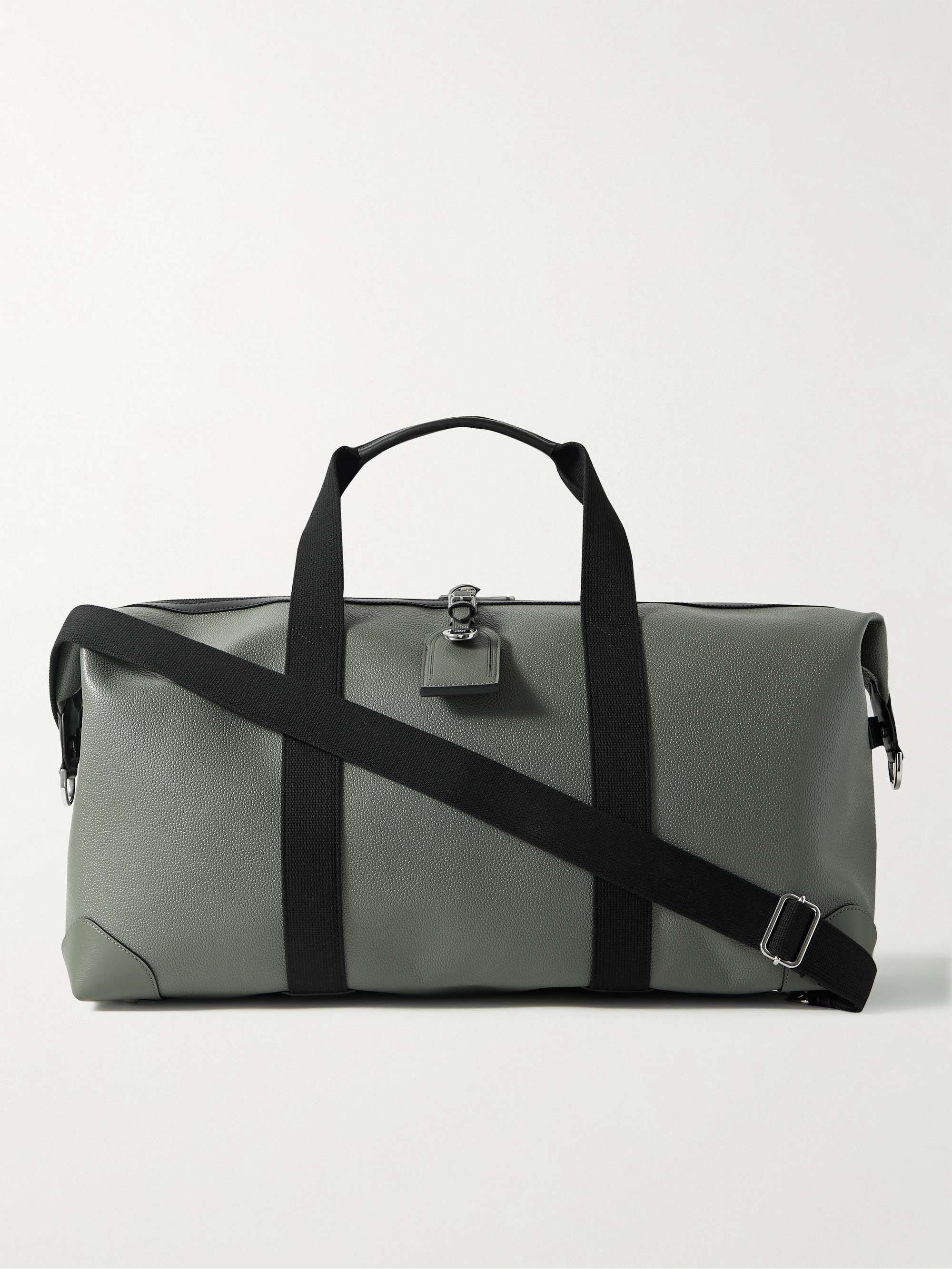 MULBERRY Medium Clipper Eco Scotchgrain, Canvas and Leather Weekend Bag