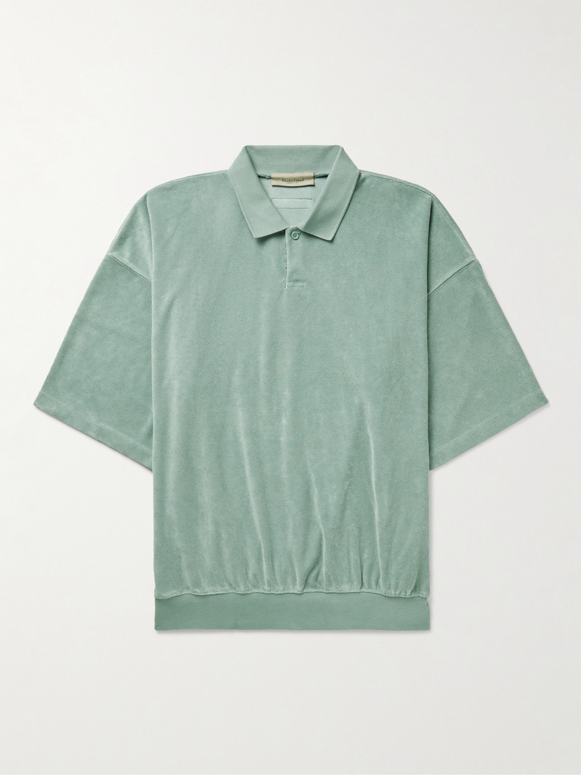 Logo-Appliquéd Terry Polo Shirt