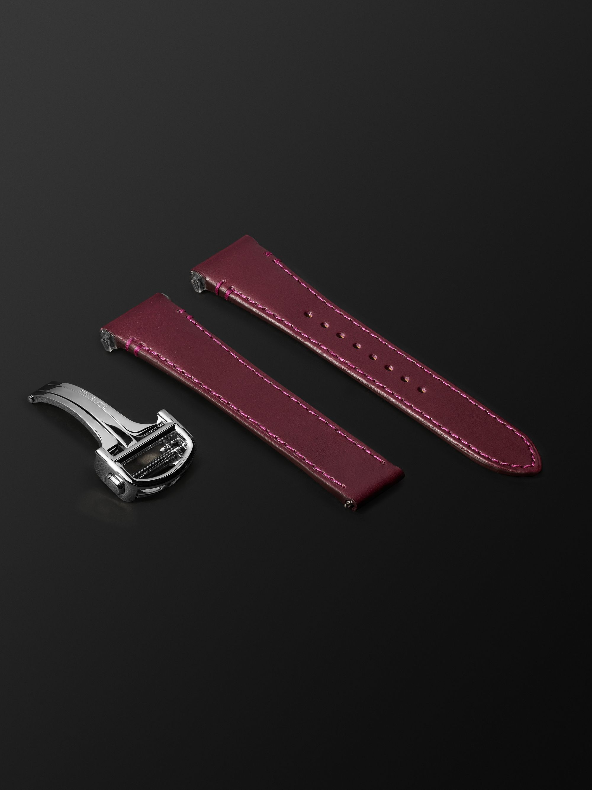 CARTIER Santos de Cartier Automatic-Wound 35.1mm Interchangeable Stainless Steel and Alligator Watch