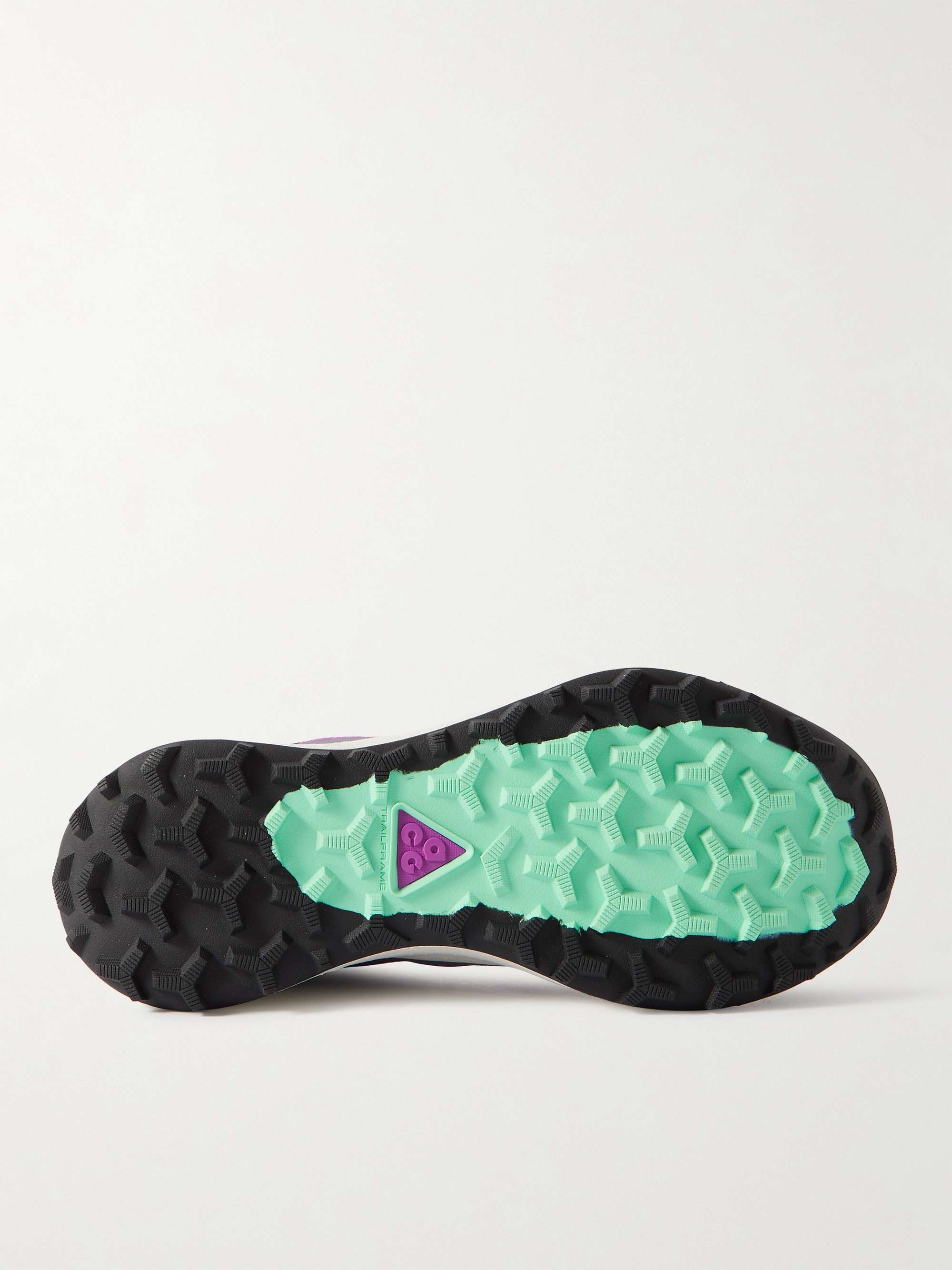 NIKE ACG Lowcate Suede- and Rubber-Trimmed Mesh Sneakers