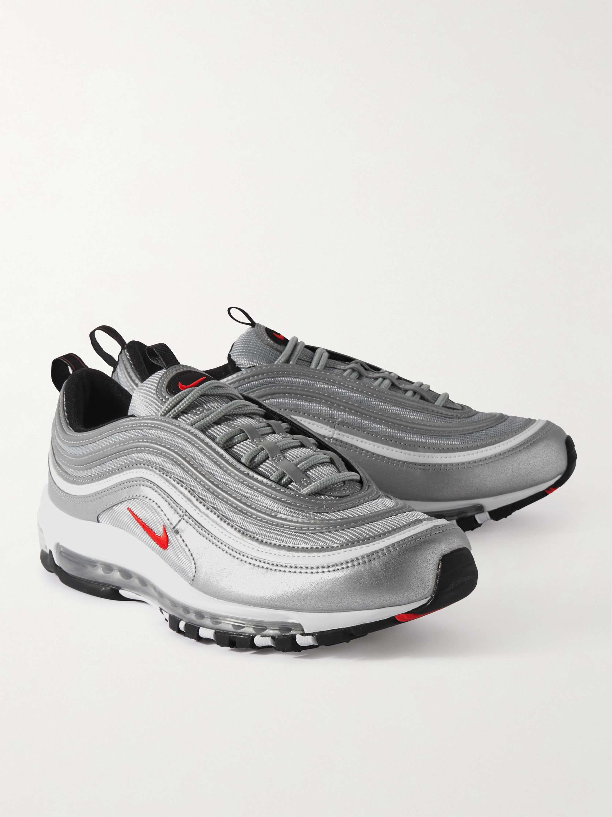 Air Max 97 Metallic Leather and Mesh Sneakers for Men | MR