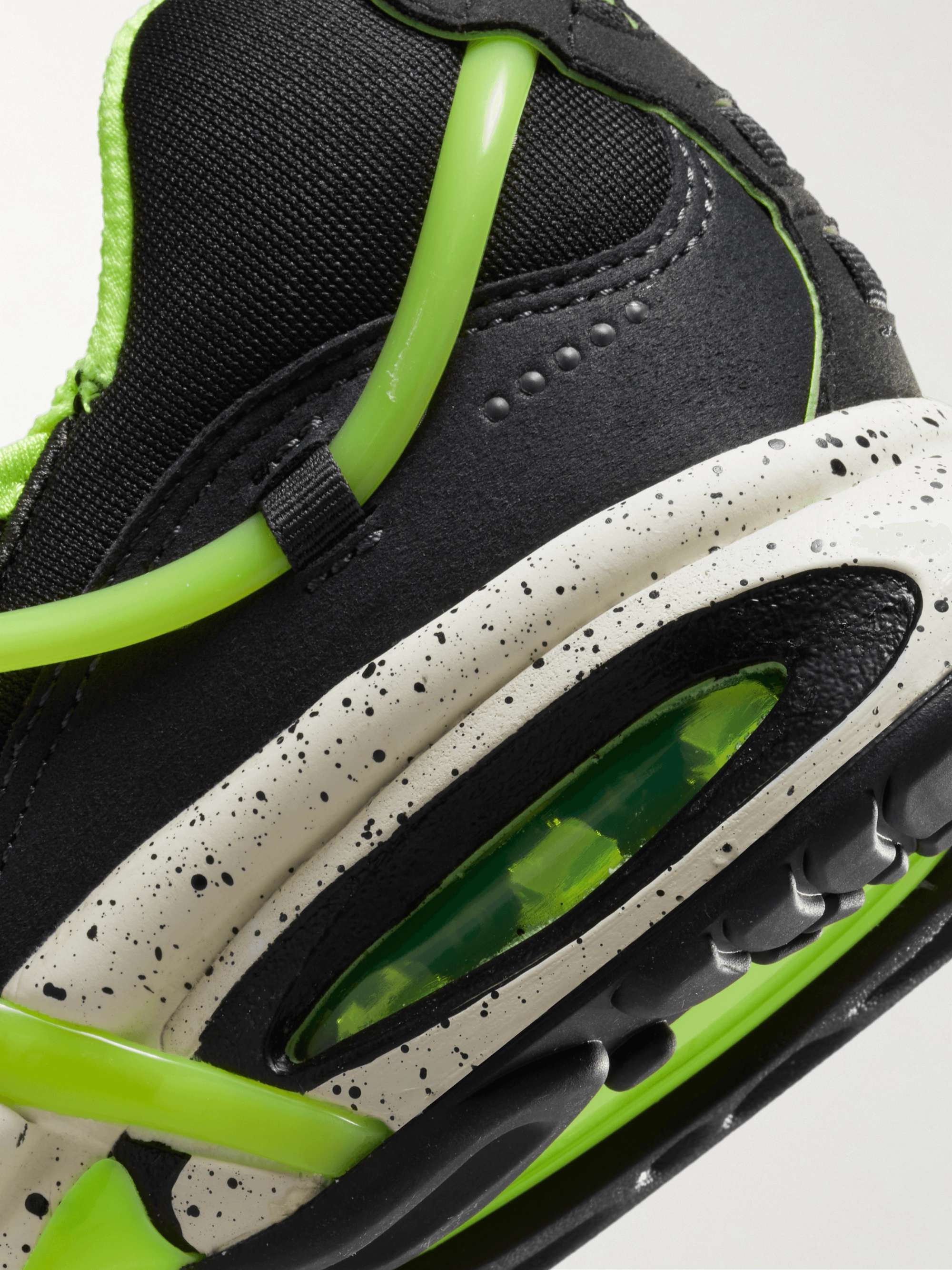 NIKE Air Kukini Mesh, Faux Leather and TPU Slip-On Sneakers