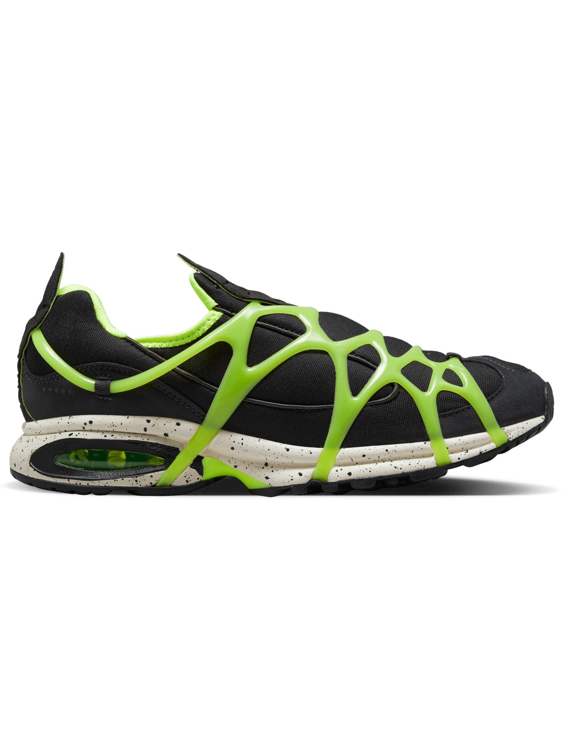 Nike - Air Kukini Mesh, Faux Leather and TPU Slip-On Sneakers - Men - Black - US 8.5