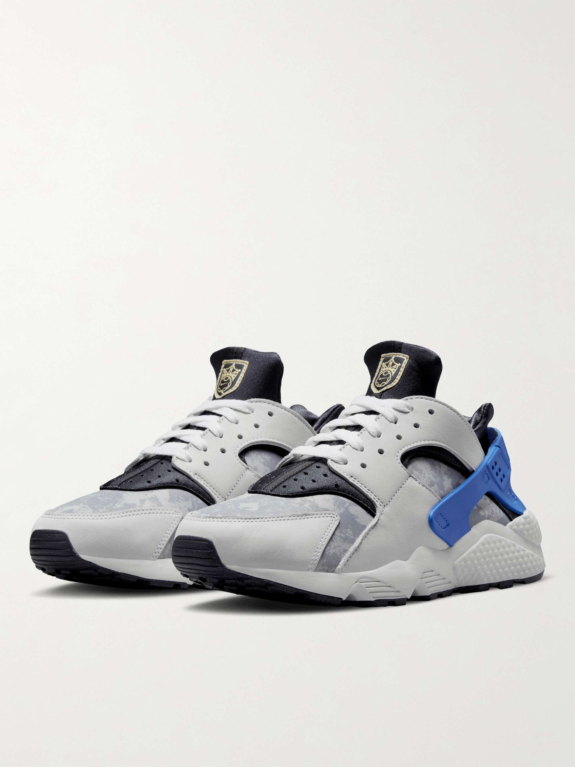 Contract salade drie NIKE Air Huarache PRM Leather and Rubber-Trimmed Neoprene Sneakers for Men  | MR PORTER