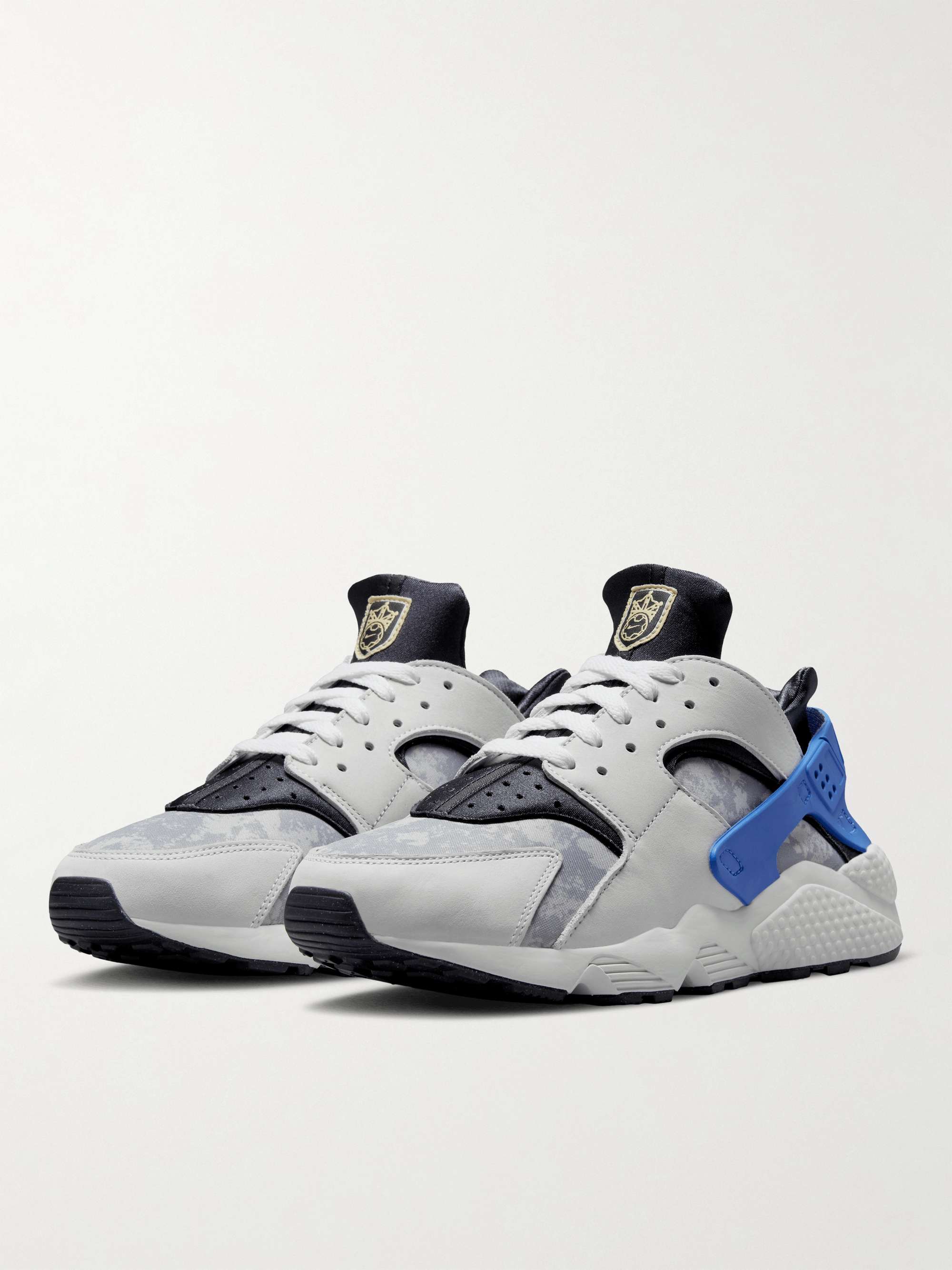 entrenador política Color de malva NIKE Air Huarache PRM Leather and Rubber-Trimmed Neoprene Sneakers | MR  PORTER