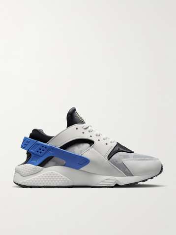 NIKE Air Huarache PRM Leather and Rubber-Trimmed Neoprene Sneakers