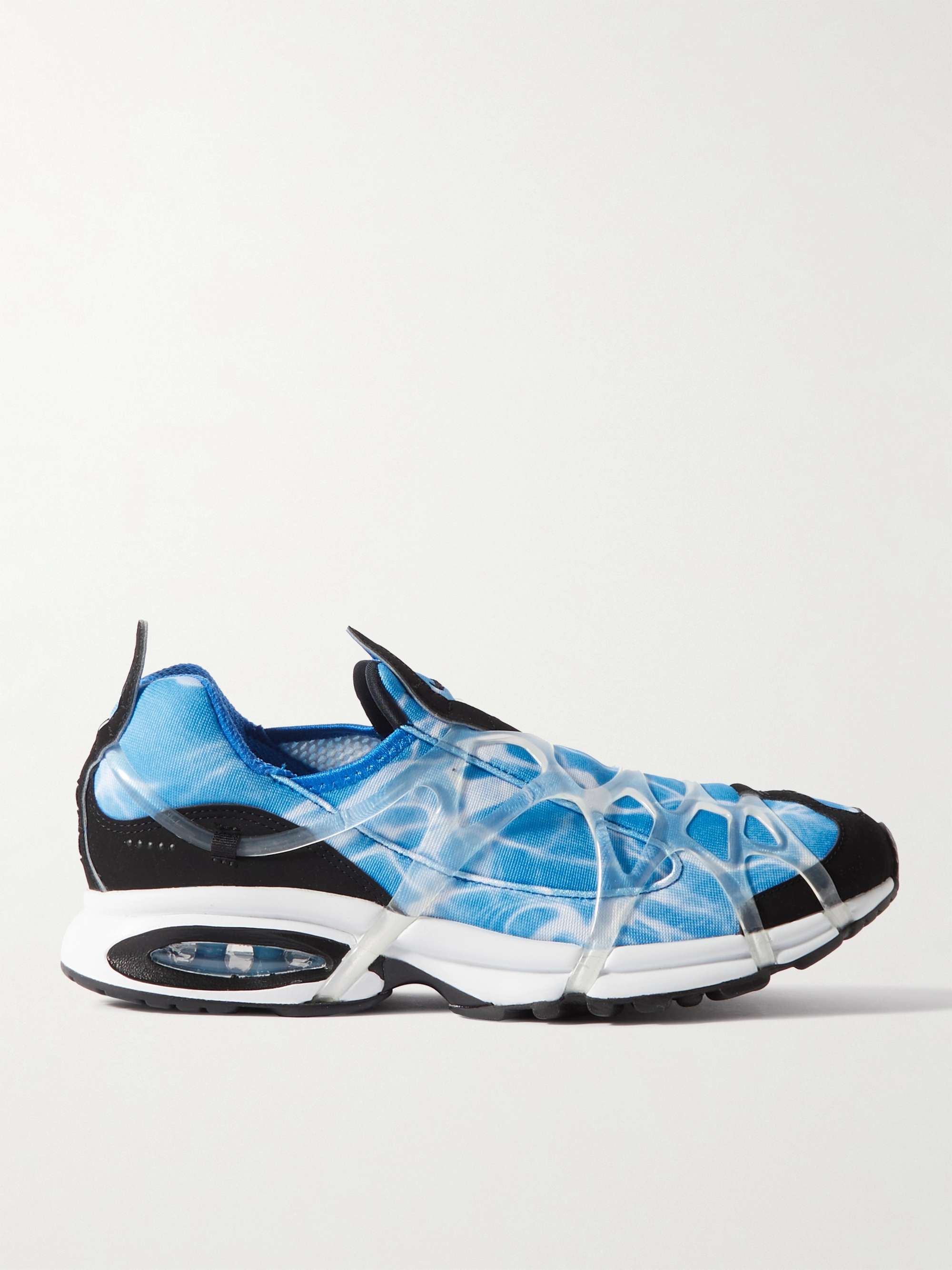 NIKE Air Kukini SE Tie-Dyed TPU-Trimmed Mesh and Neoprene Slip-On Sneakers