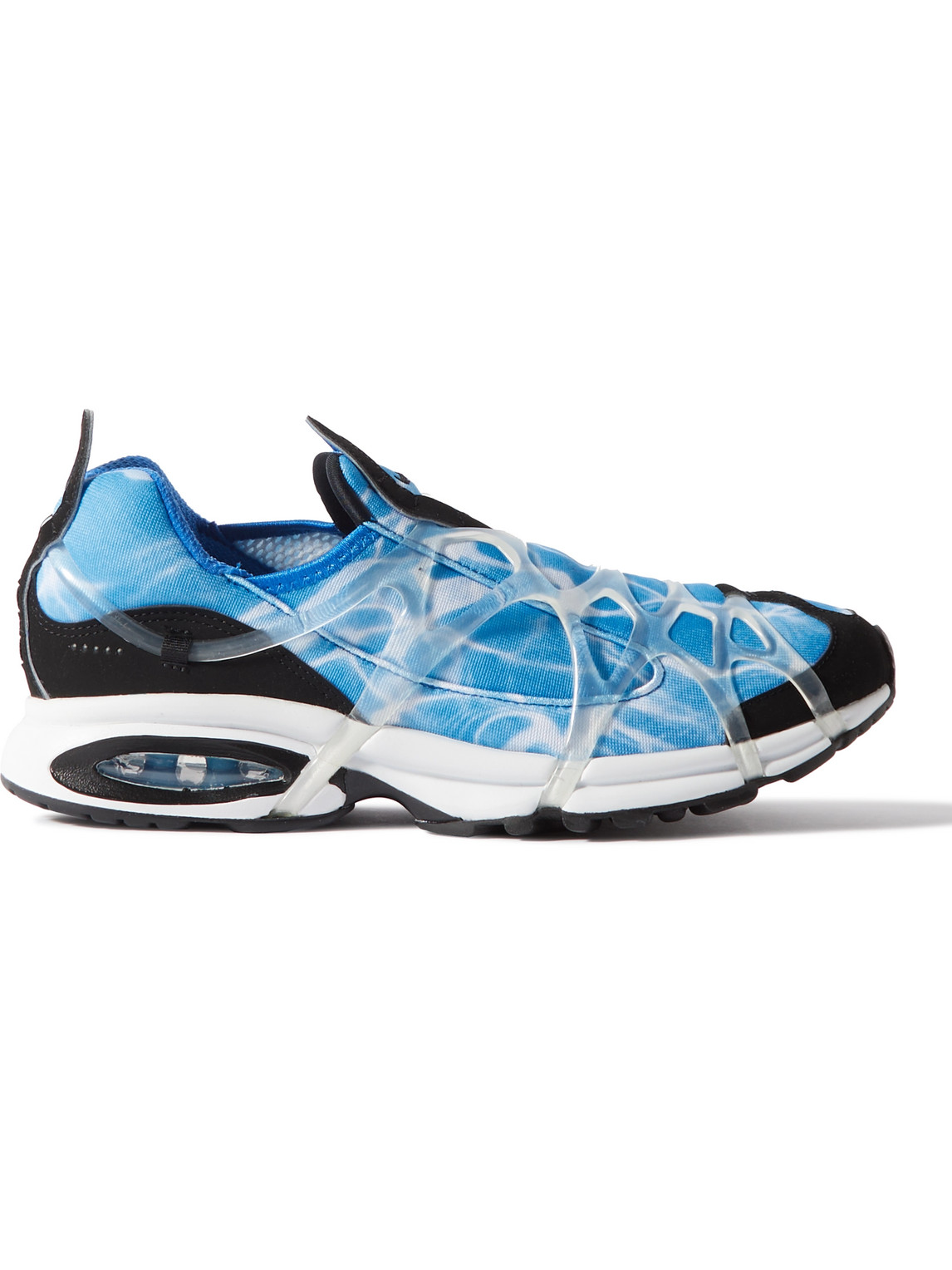 NIKE AIR KUKINI SE TIE-DYED TPU-TRIMMED MESH AND NEOPRENE SLIP-ON SNEAKERS