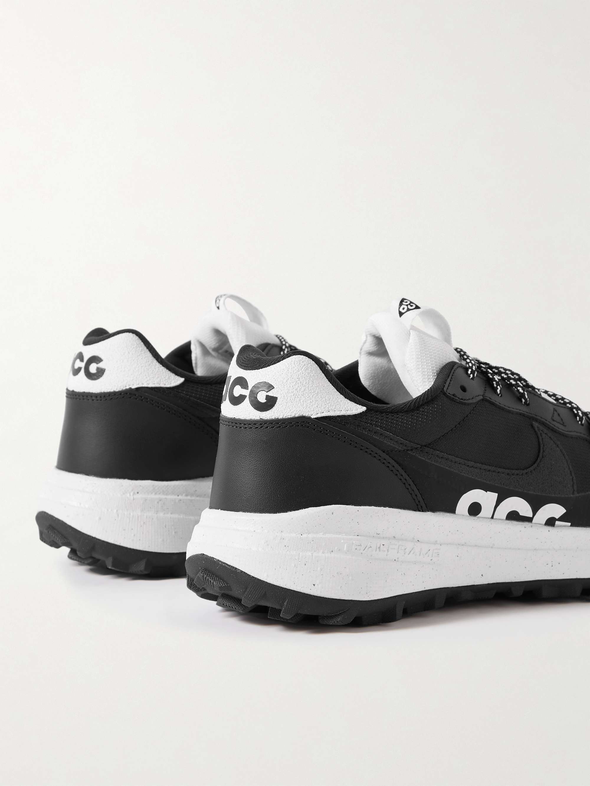 NIKE ACG Lowcate Rubber-Trimmed Mesh Sneakers