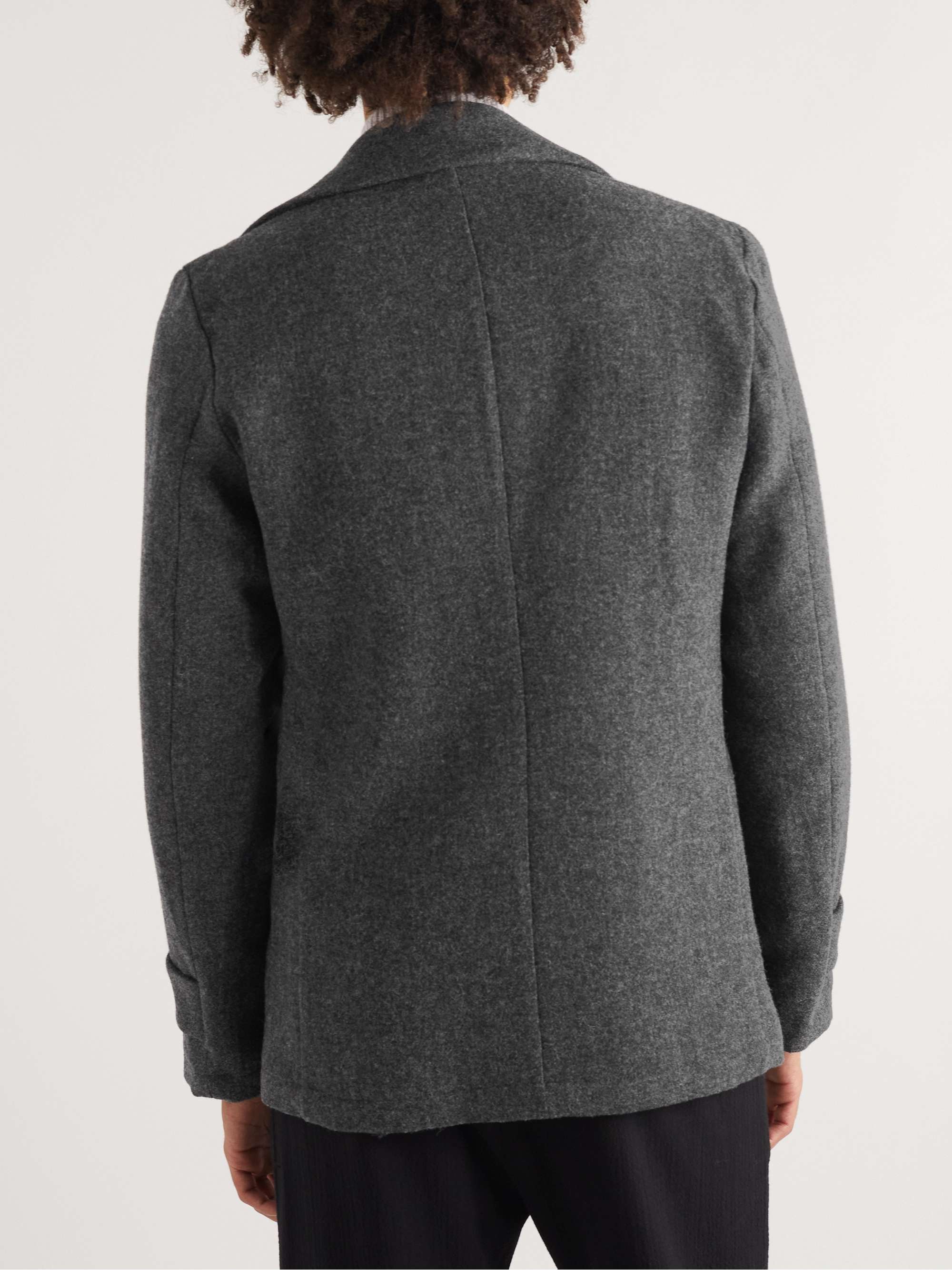 BARENA Fondaco Double-Breasted Wool-Blend Coat for Men | MR PORTER