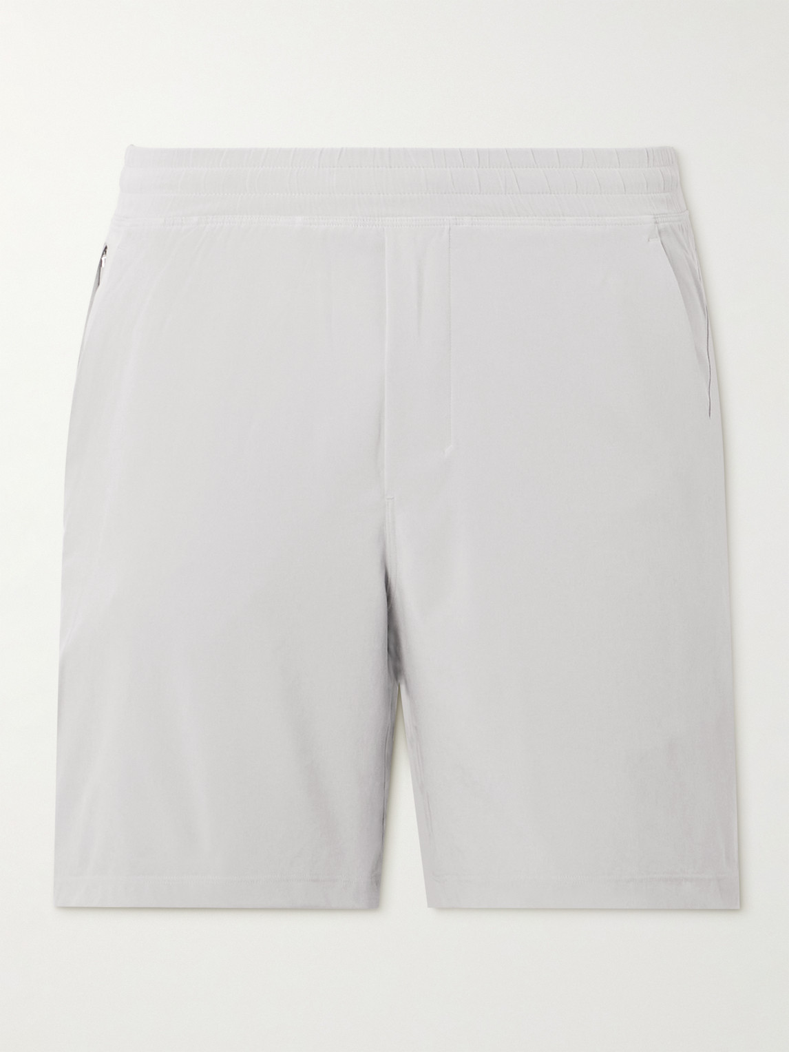 Lululemon Straight-leg Recycled Swift™ Shorts In Light Grey