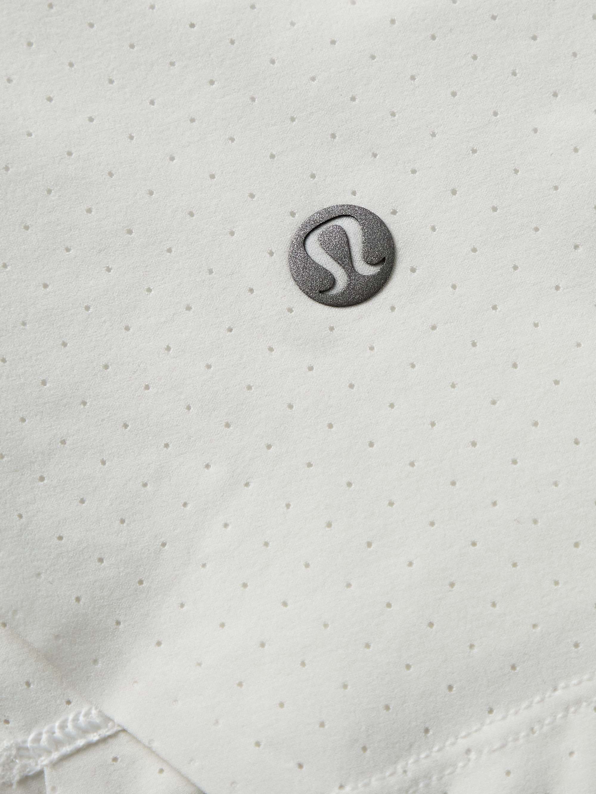 LULULEMON Vented Straight-Leg Perforated Recycled-Swift™ Tennis Shorts ...