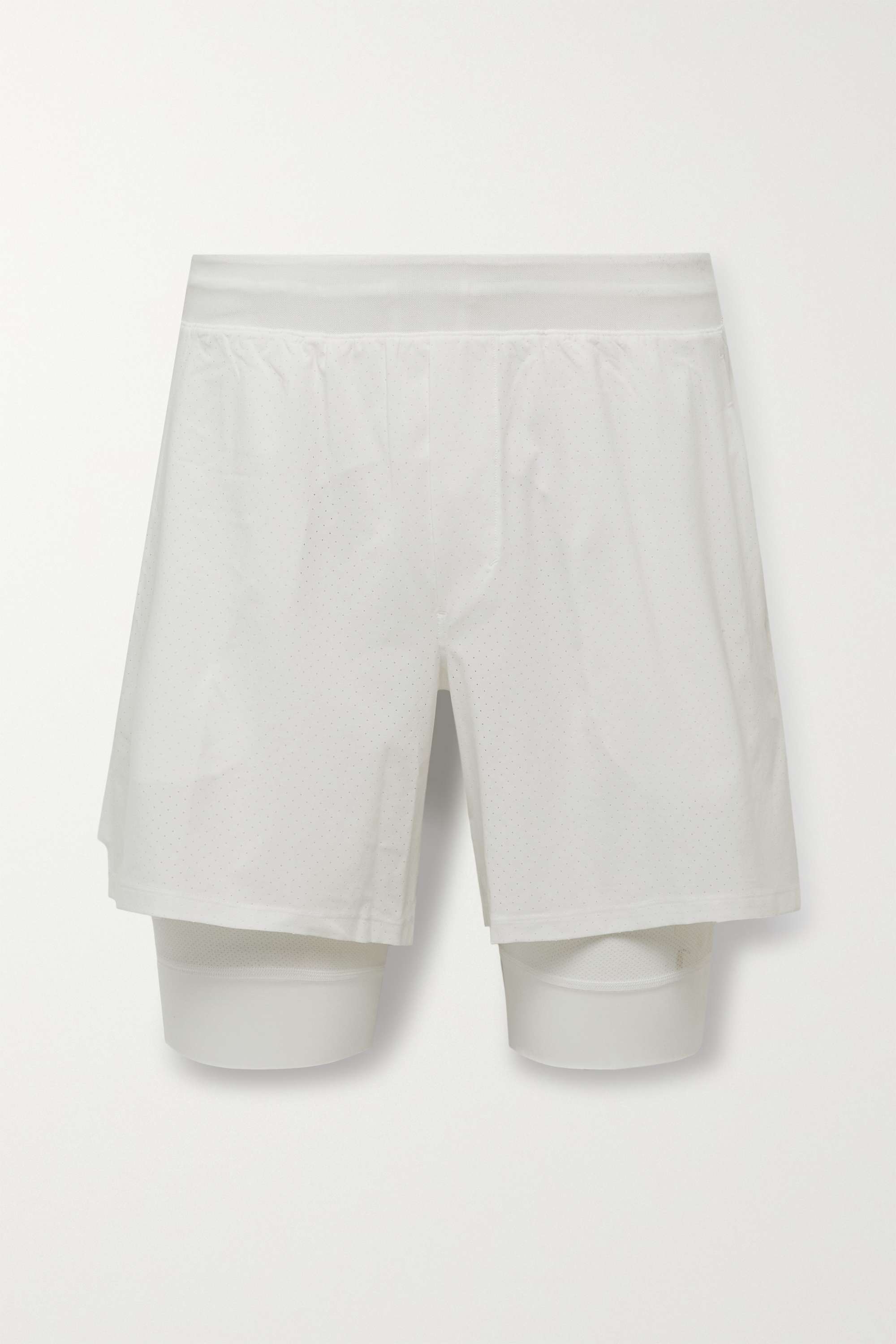 LULULEMON Vented Straight-Leg Perforated Recycled-Swift™ Tennis Shorts