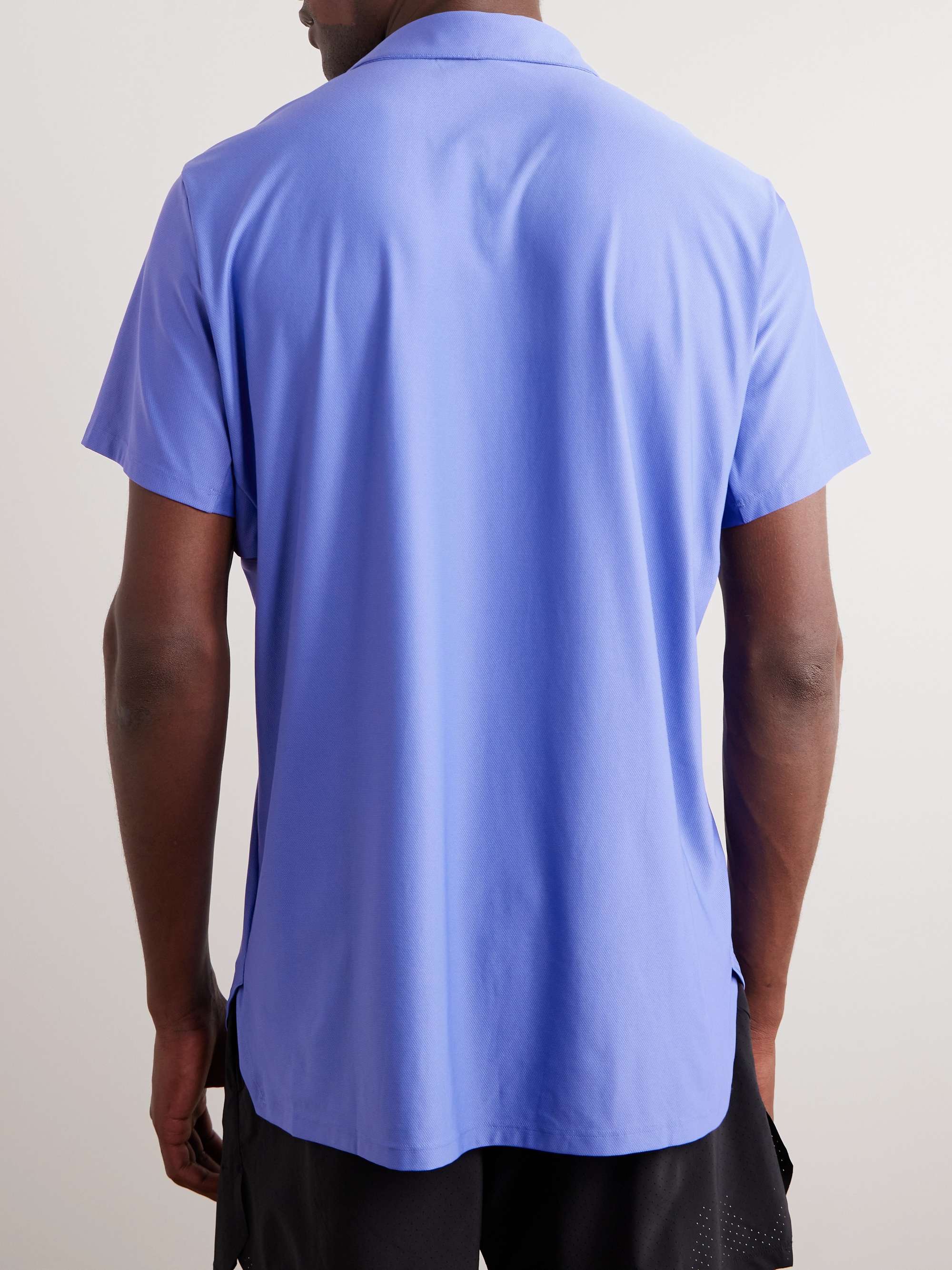 LULULEMON Logo-Appliquéd Stretch-Jersey Tennis Shirt