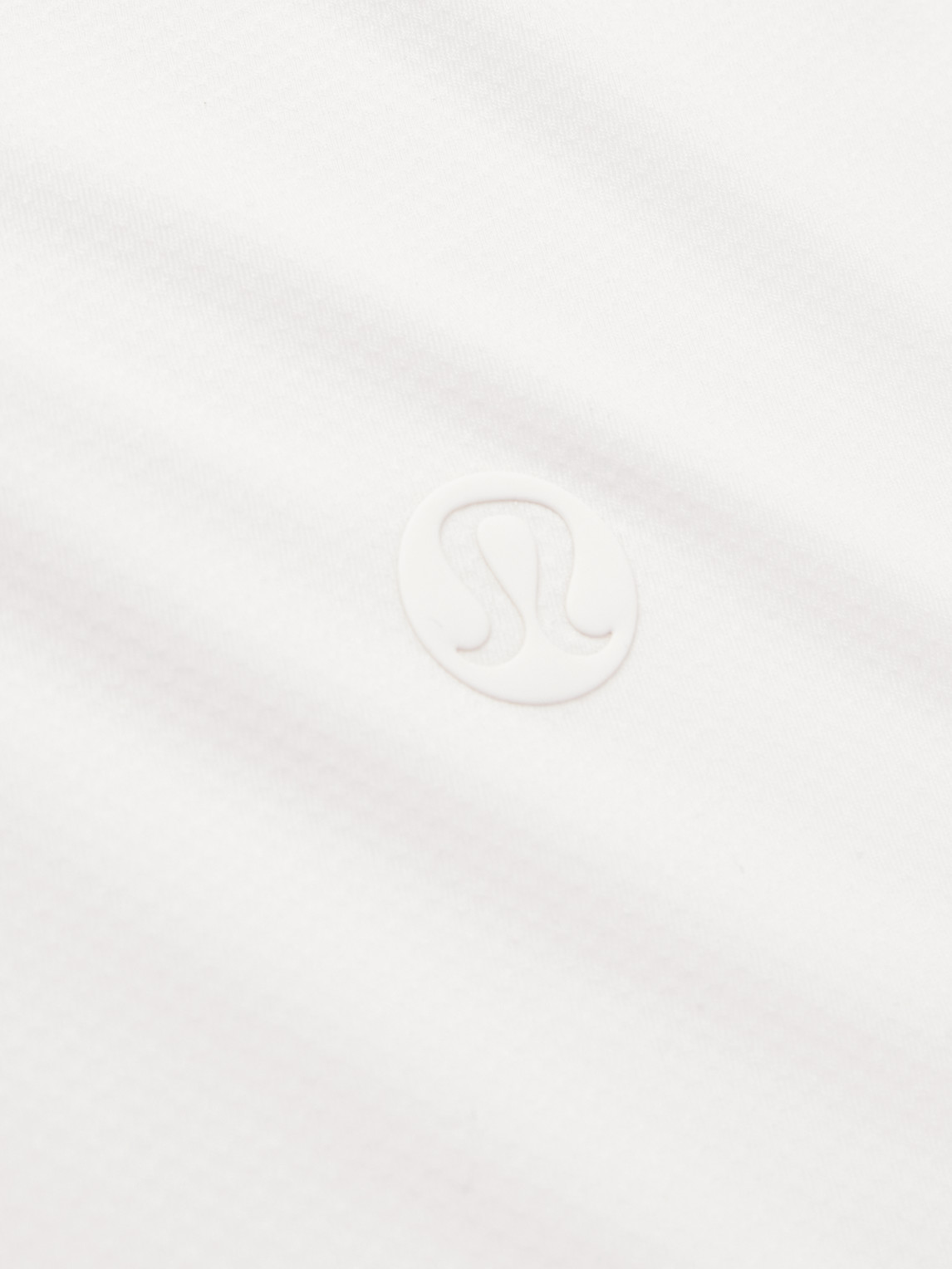 Shop Lululemon Logo-appliquéd Recycled-piqué Polo Shirt In White