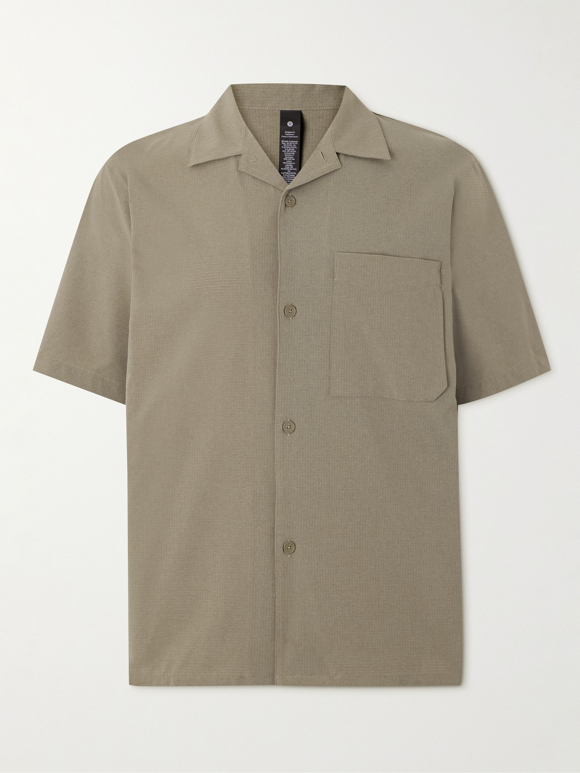 Lululemon Airing Easy Camp Collar Shirt In Brown