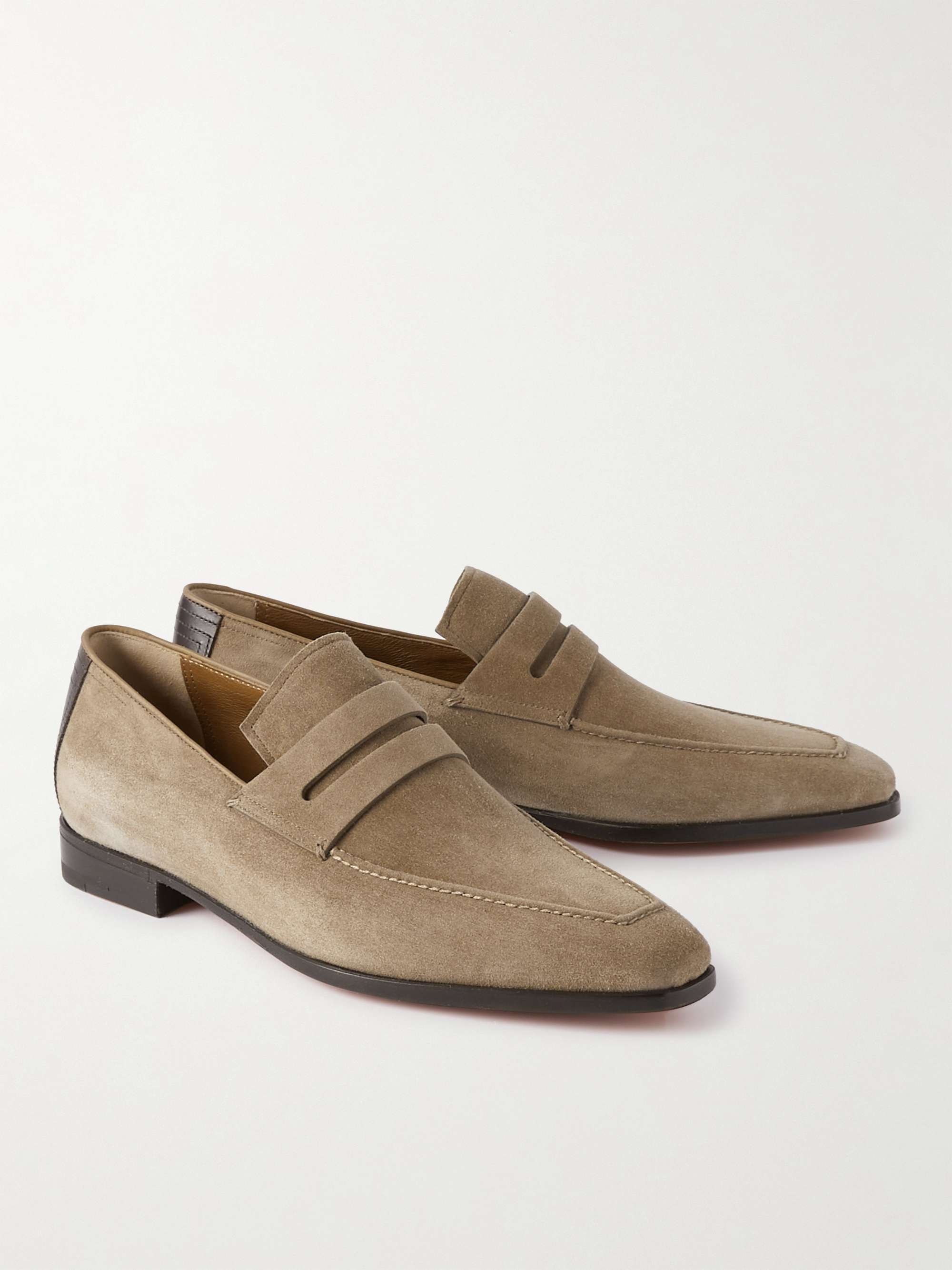 BERLUTI Suede Penny Loafers
