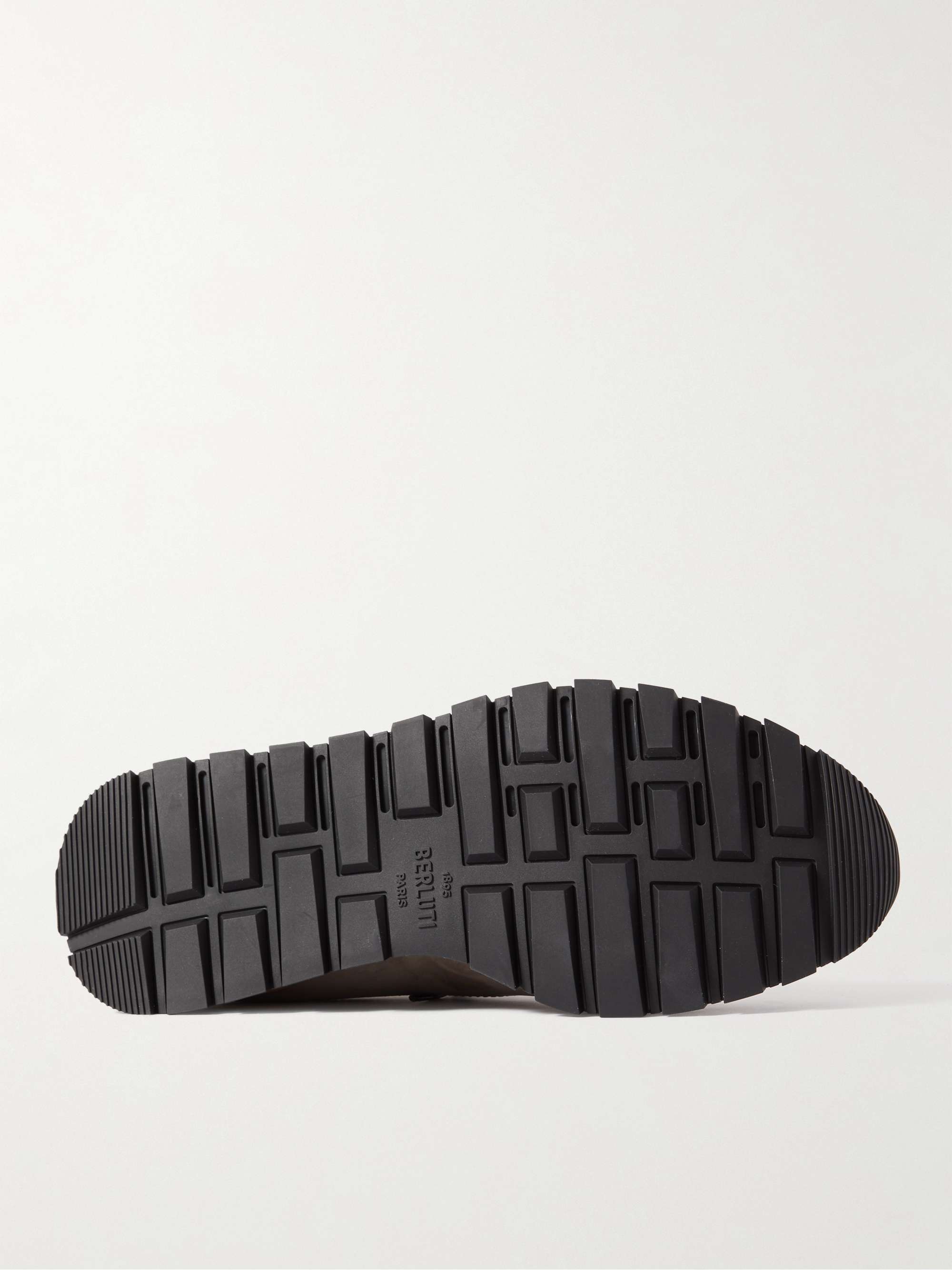 BERLUTI Fast Track Perforated Nubuck Sneakers