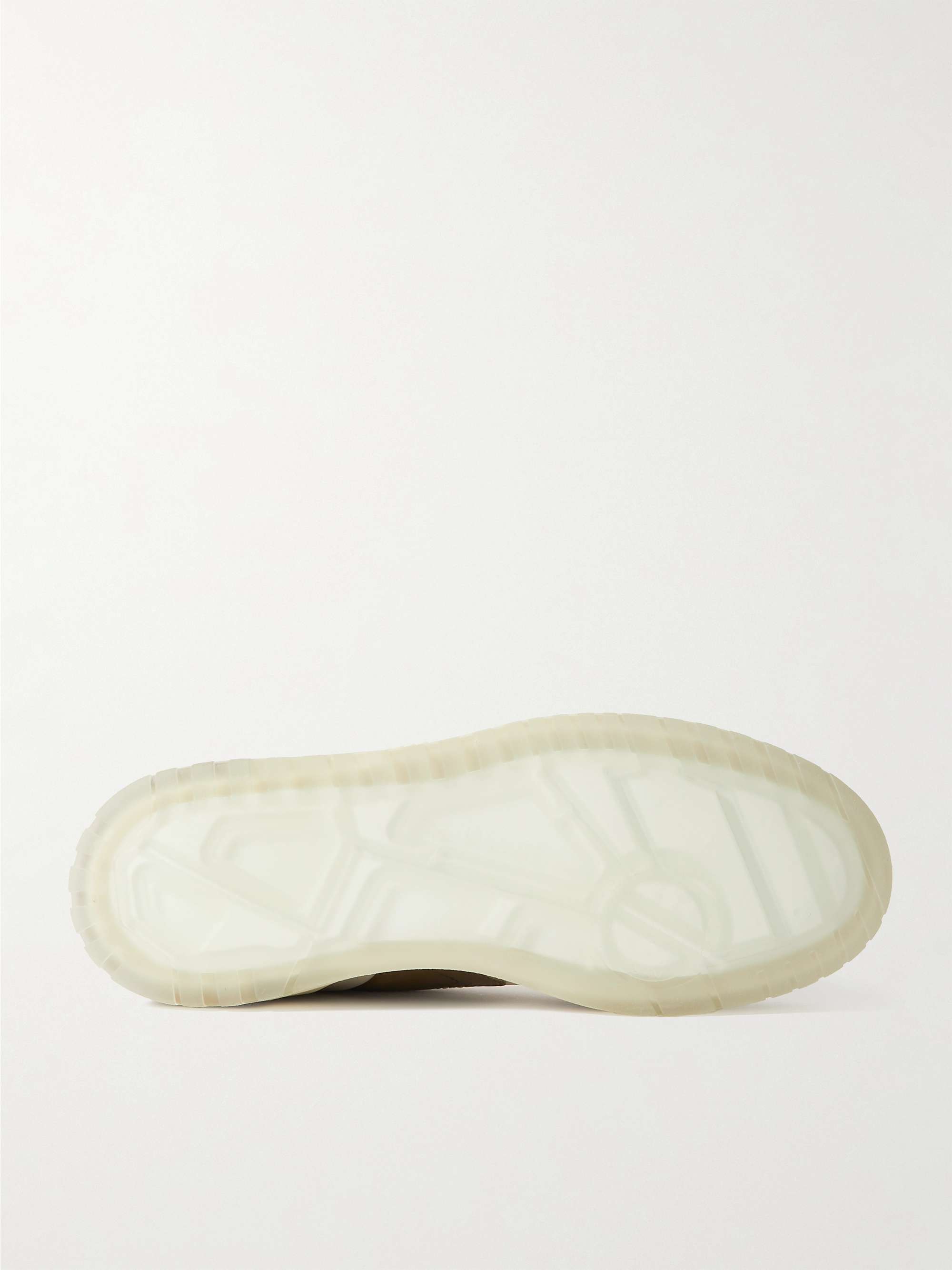 BERLUTI Playoff Suede-Trimmed Leather Sneakers