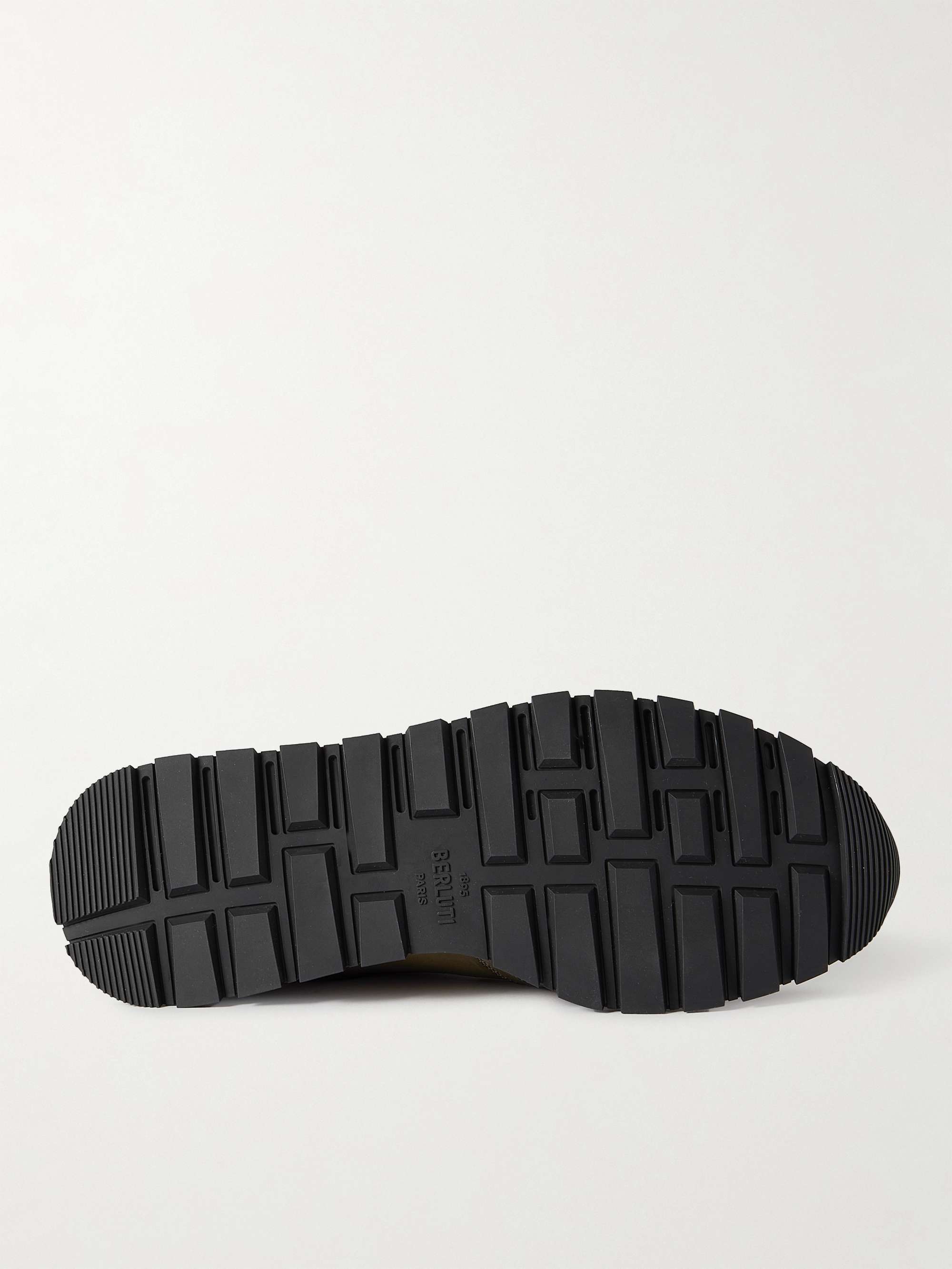 BERLUTI Fast Track Scritto Venezia Leather Sneakers