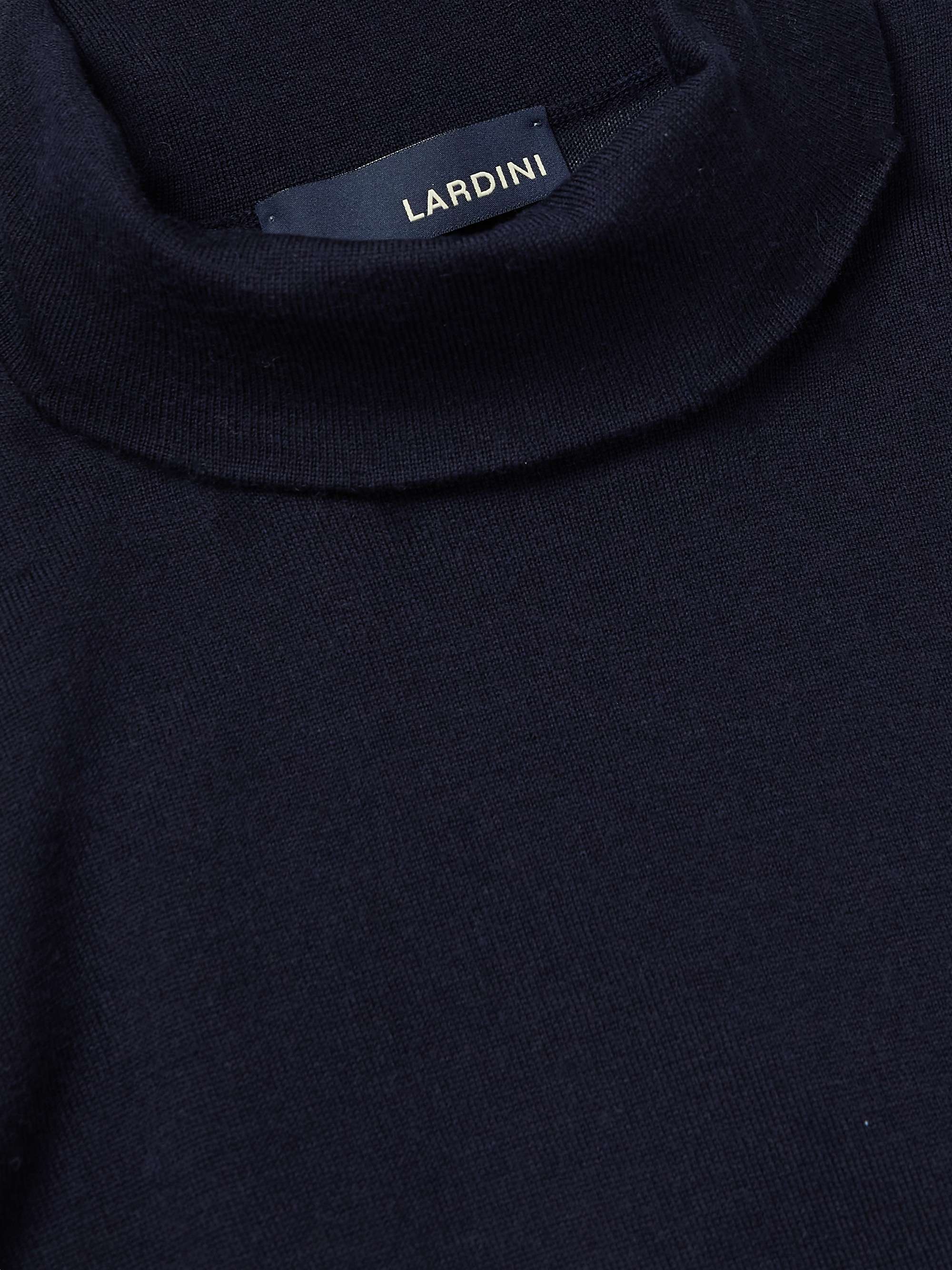 LARDINI Slim-Fit Wool Rollneck Sweater
