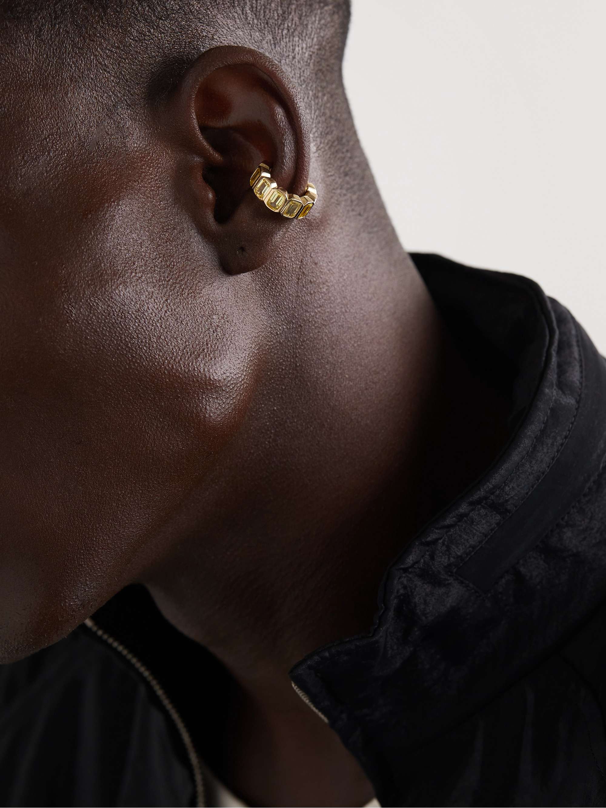 42 SUNS 14-Karat Gold Yellow Sapphire Ear Cuff