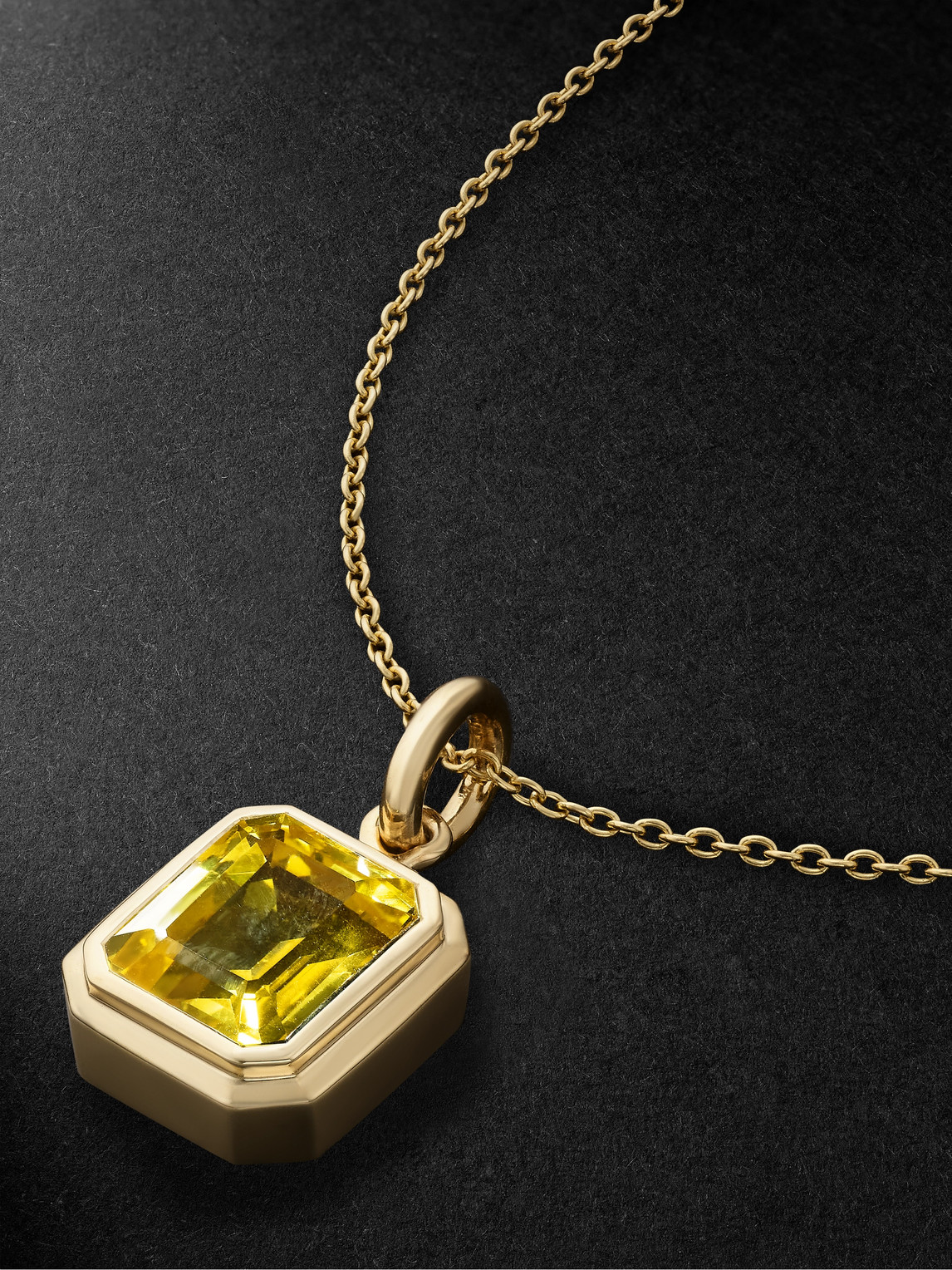 Buy 7.50 Carat Natural Certified Yellow Sapphire/handmade Birthstone Pendant  for Menwomen/anniversary Gift/christmas Gift/gold Plated Pendant Online in  India - Etsy