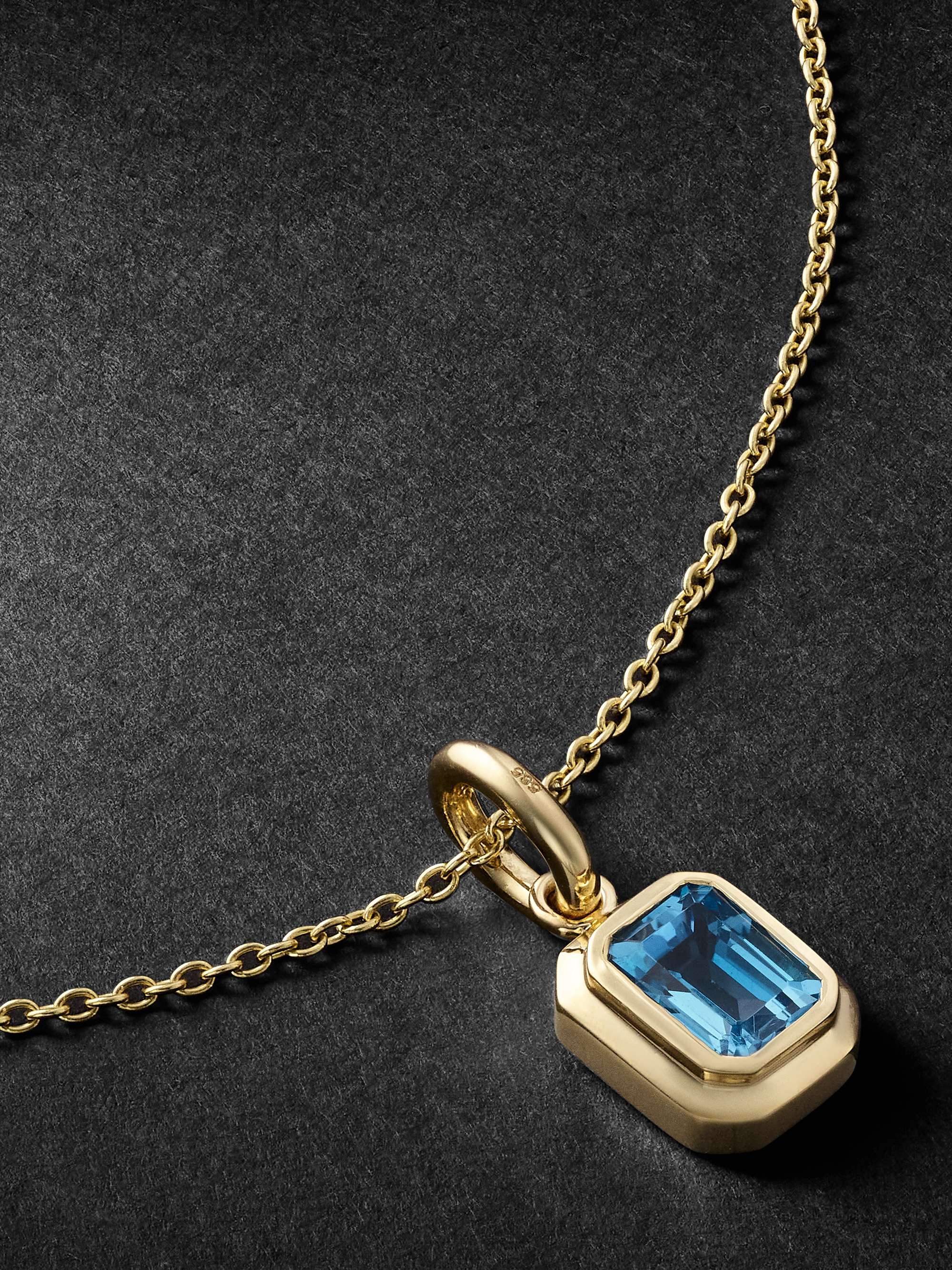 Stainless Steel 5mm Franco Chain with Blue Ion Plated Edge Necklace -  Simply Sterling