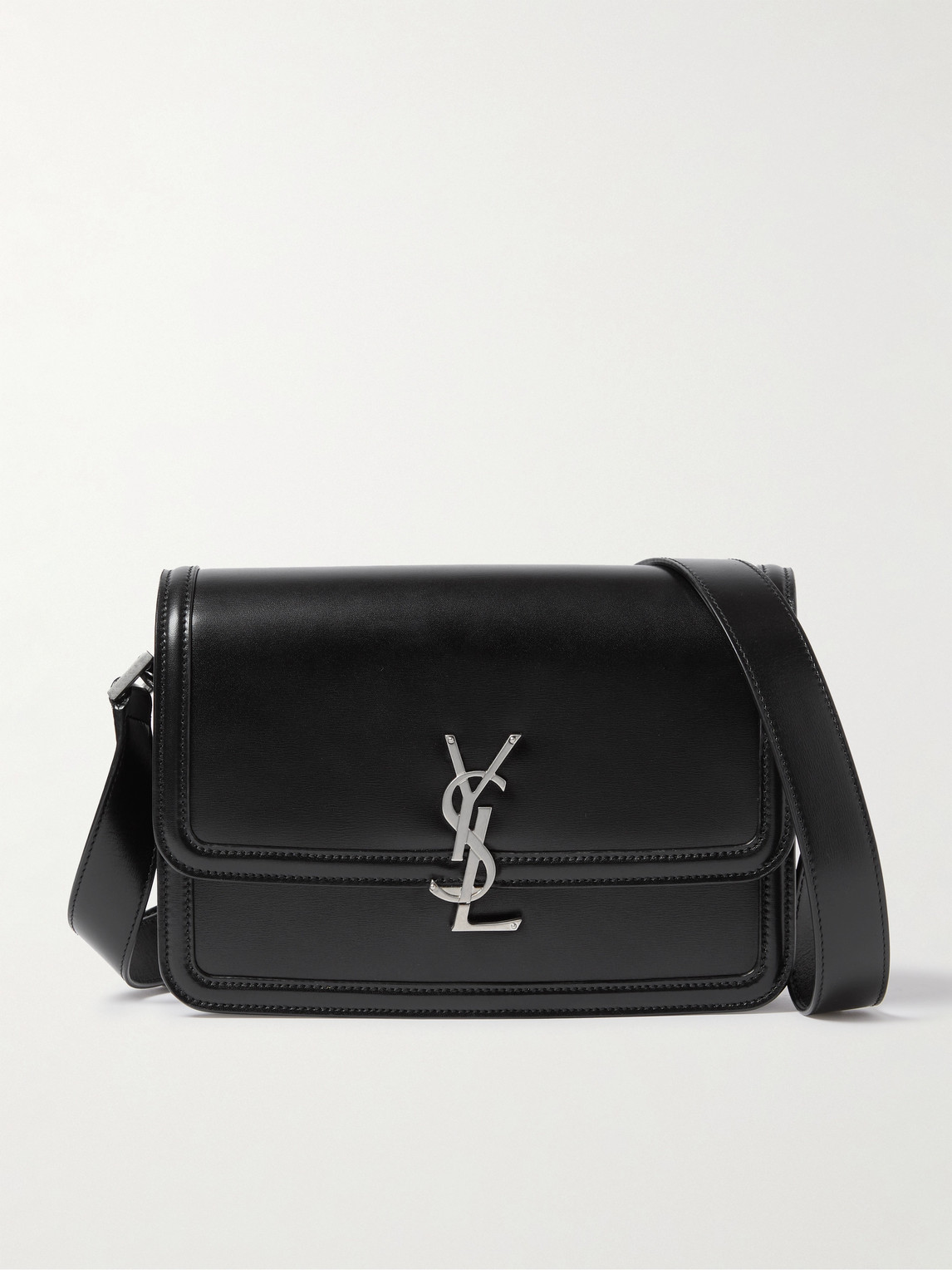Saint Laurent Solferino Medium Logo-Appliquéd Leather Messenger Bag - Men