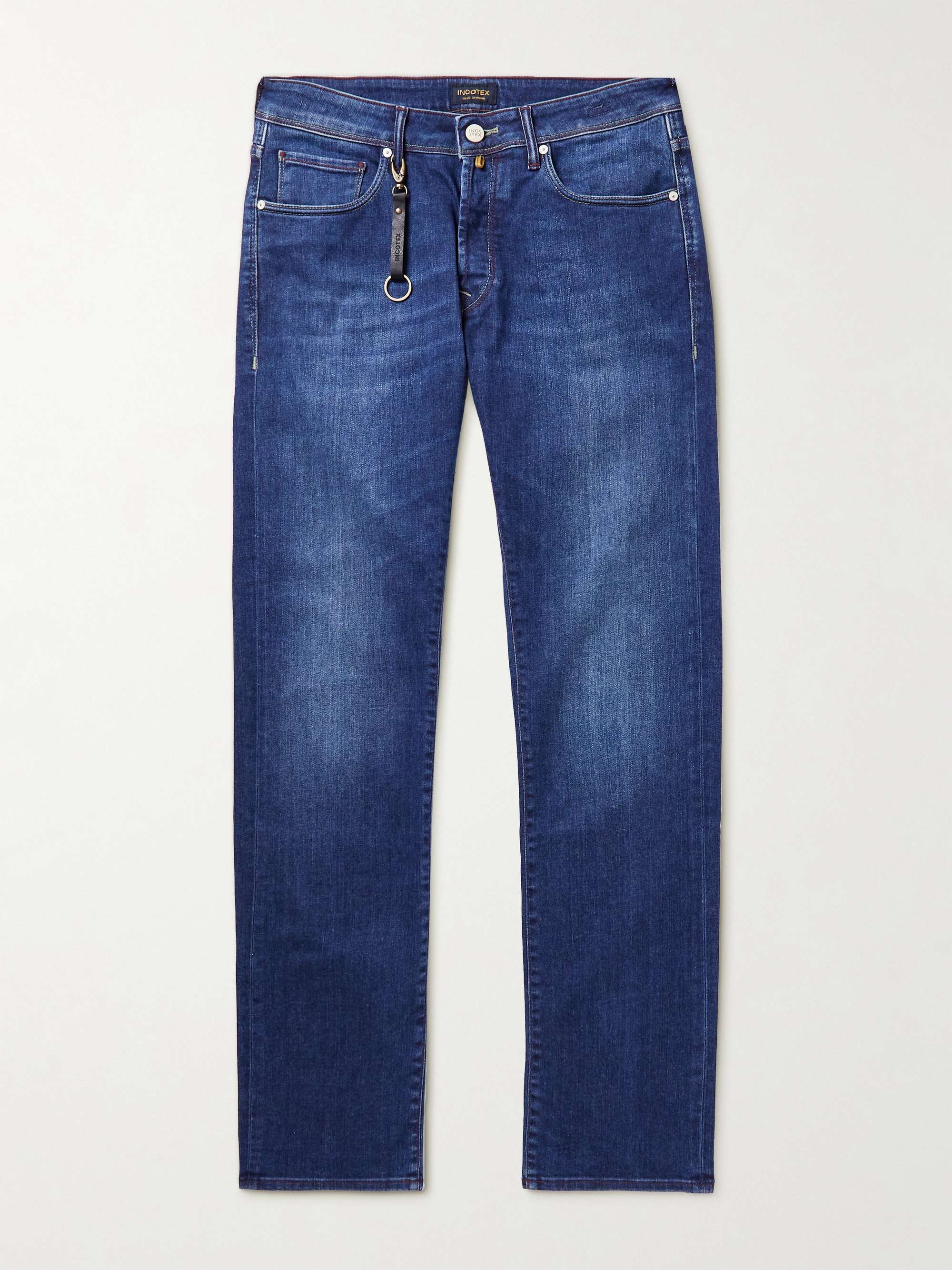 INCOTEX Slim-Fit Straight-Leg Jeans