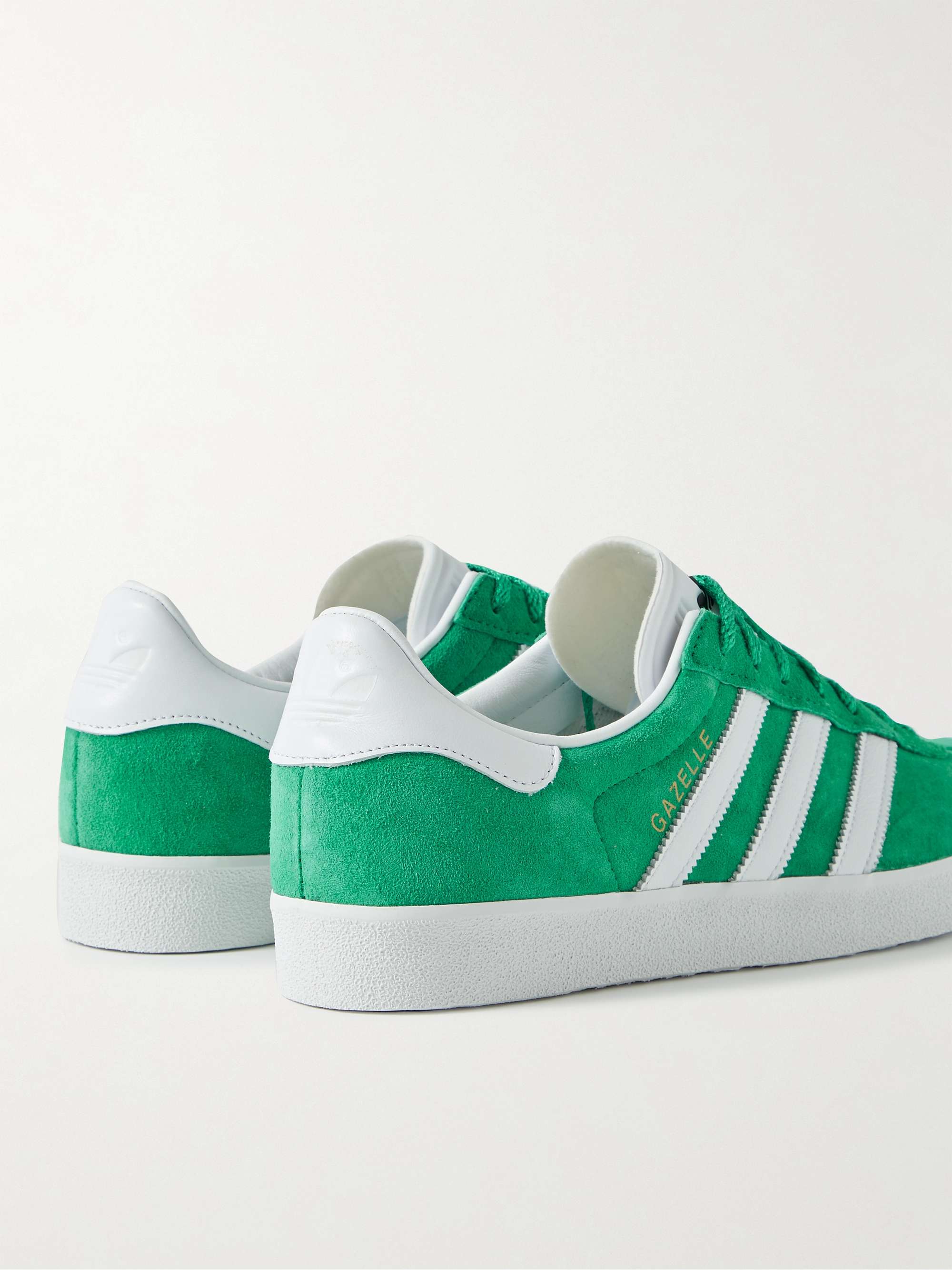ADIDAS ORIGINALS Gazelle 85 Leather-Trimmed Suede Sneakers