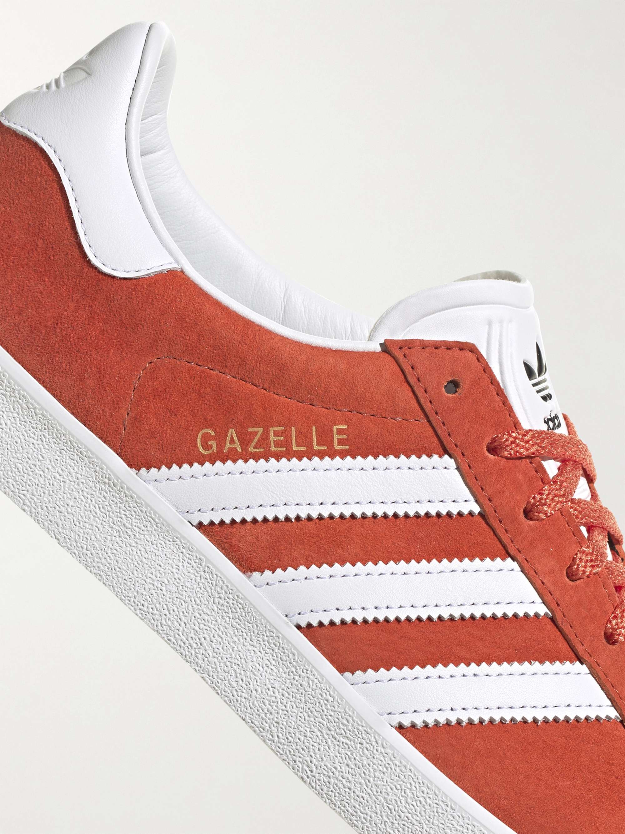 ADIDAS ORIGINALS Gazelle 85 Leather-Trimmed Suede Sneakers