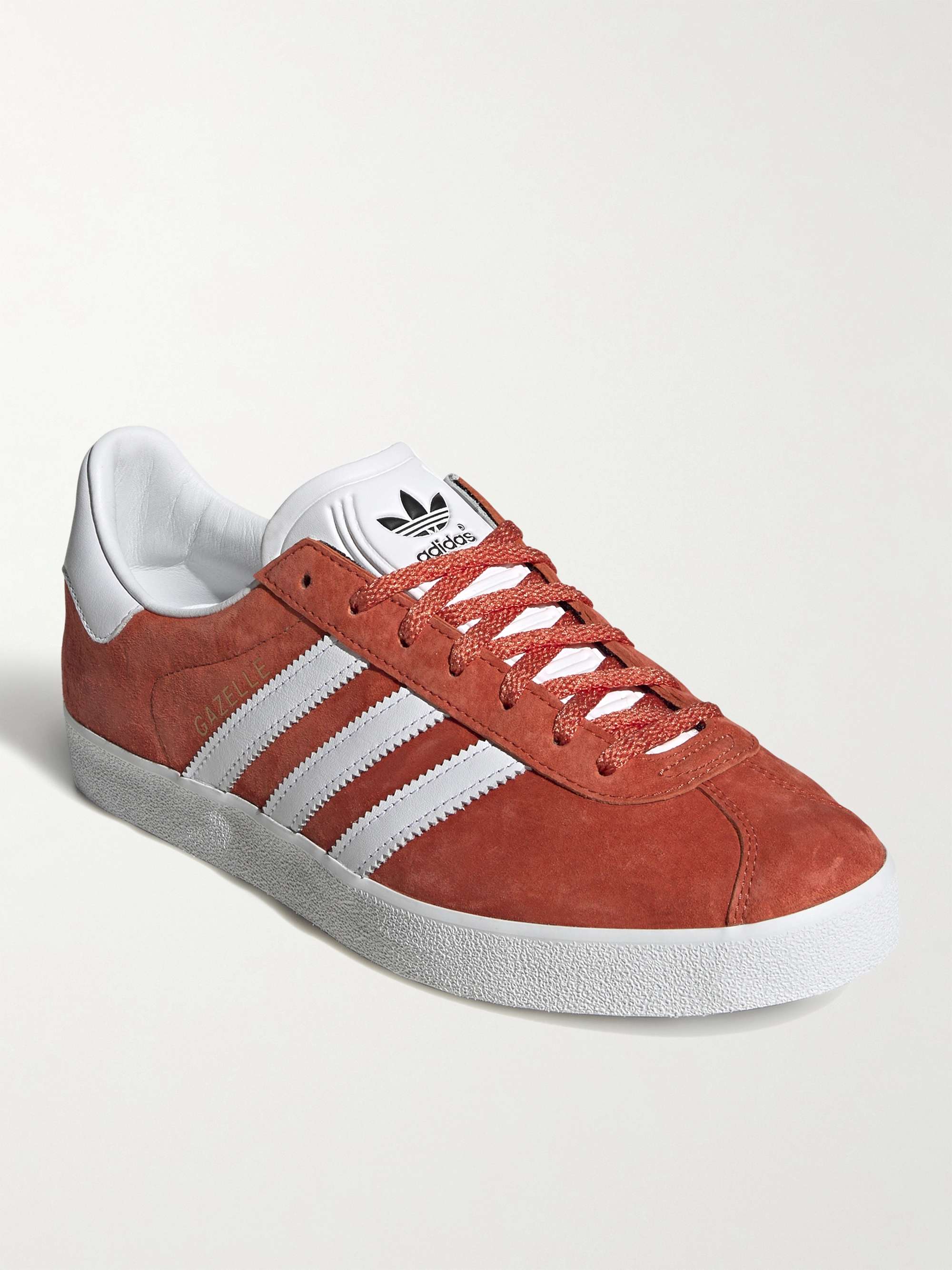 ADIDAS ORIGINALS Gazelle 85 Leather-Trimmed Suede Sneakers