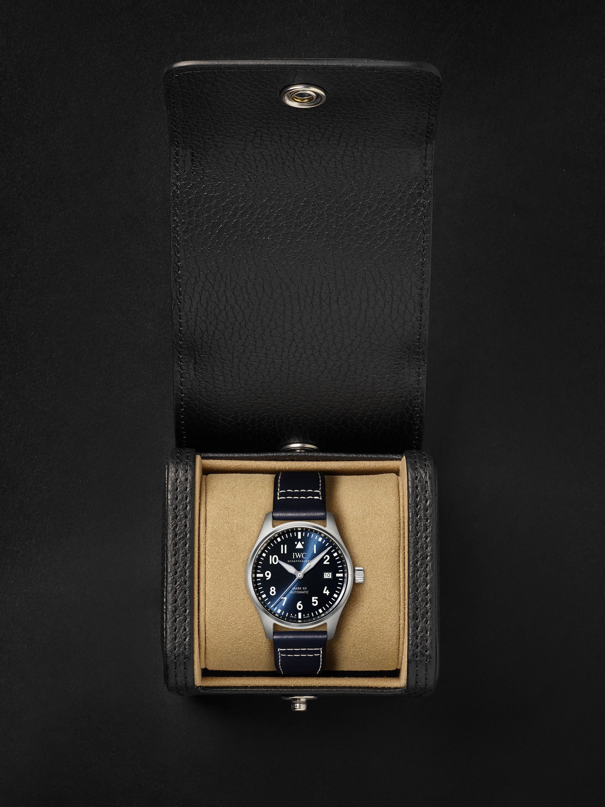 IWC SCHAFFHAUSEN Pilot's Mark XX Automatic 40mm Stainless Steel and Leather Watch, Ref. No. IWIW328203