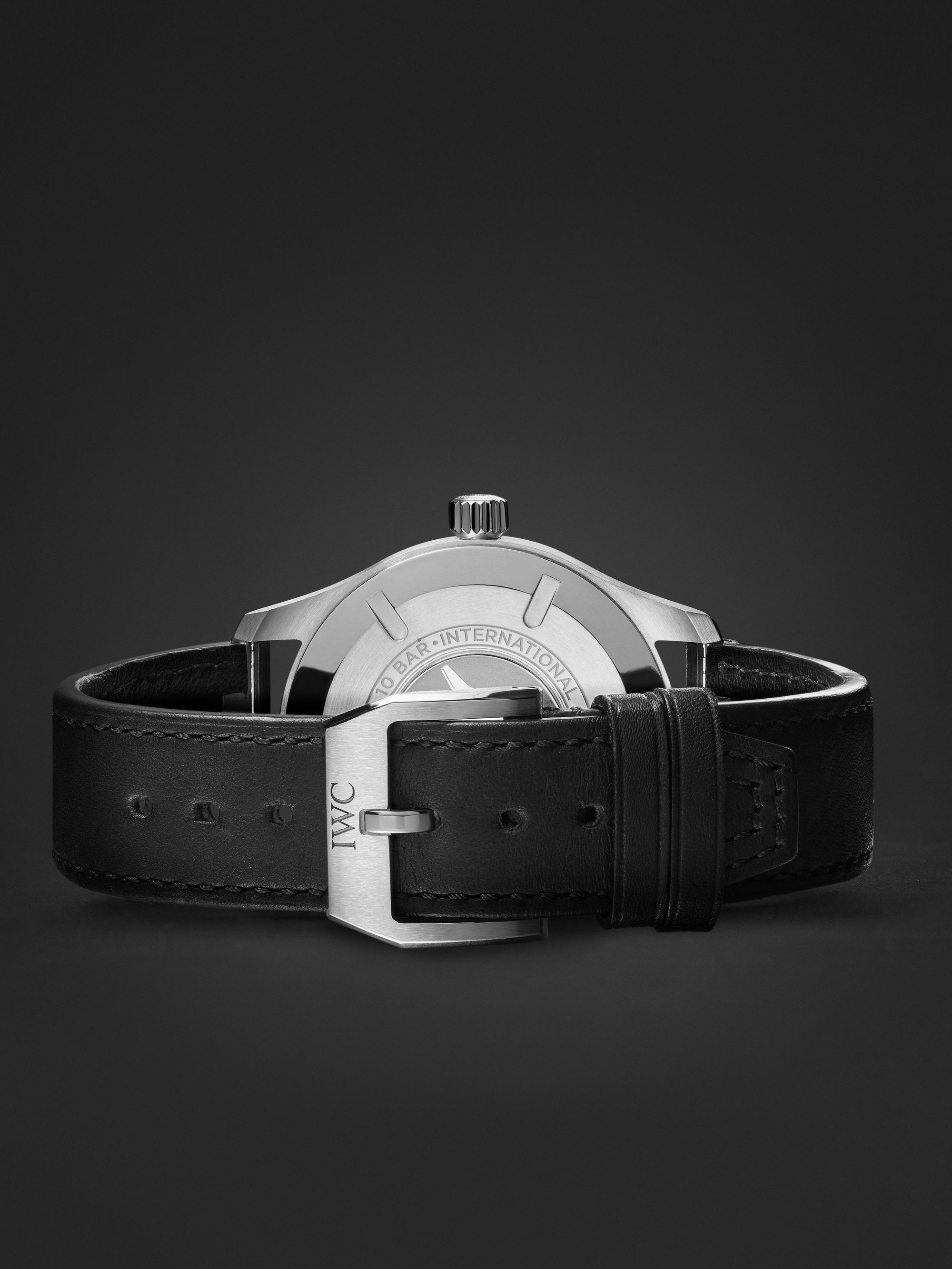 IWC SCHAFFHAUSEN Pilot's Mark XX Automatic 40mm Stainless Steel and Leather Watch, Ref. No. IWIW328201