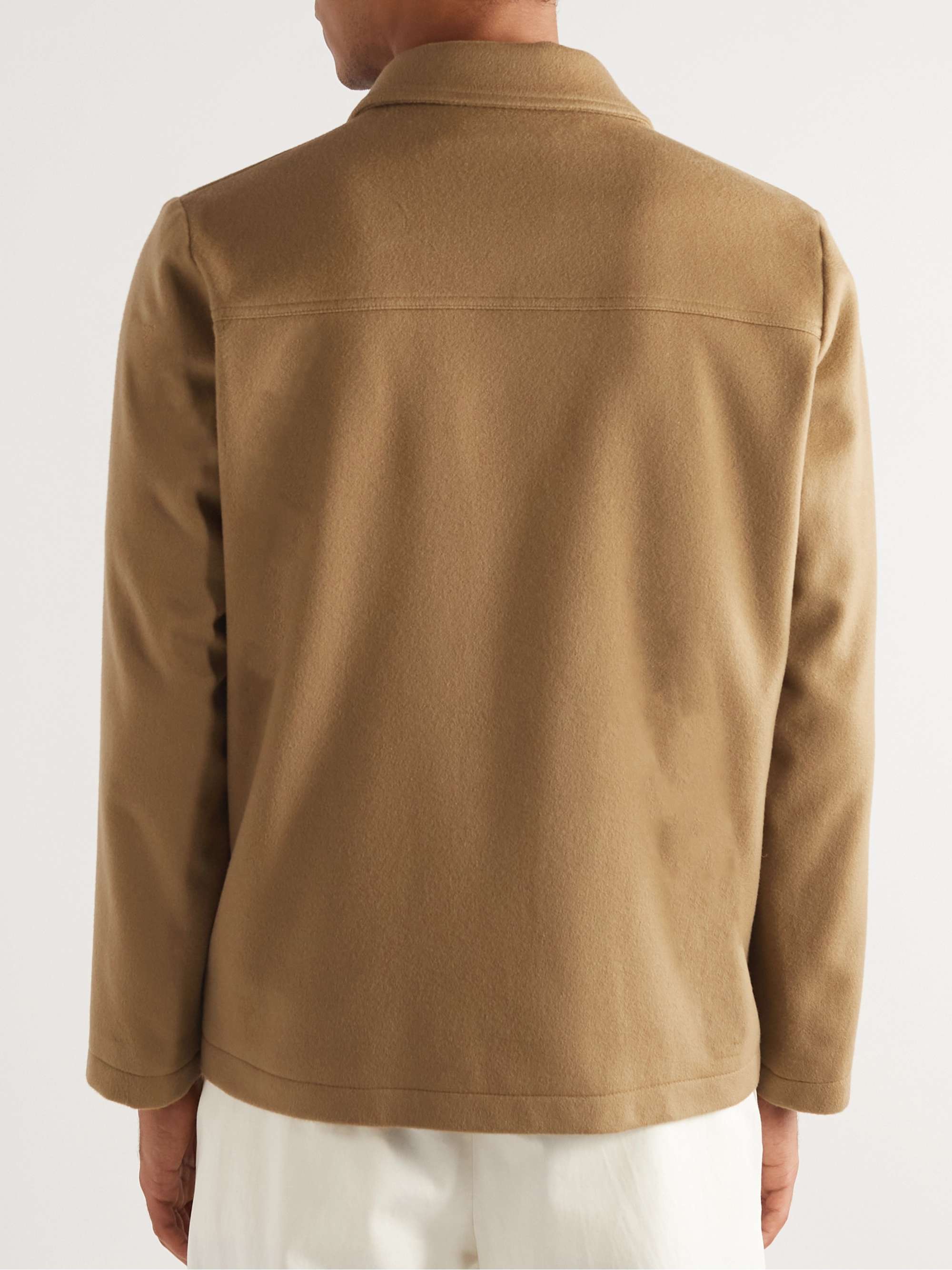 ALTEA Cashmere and Wool-Blend Chore Jacket