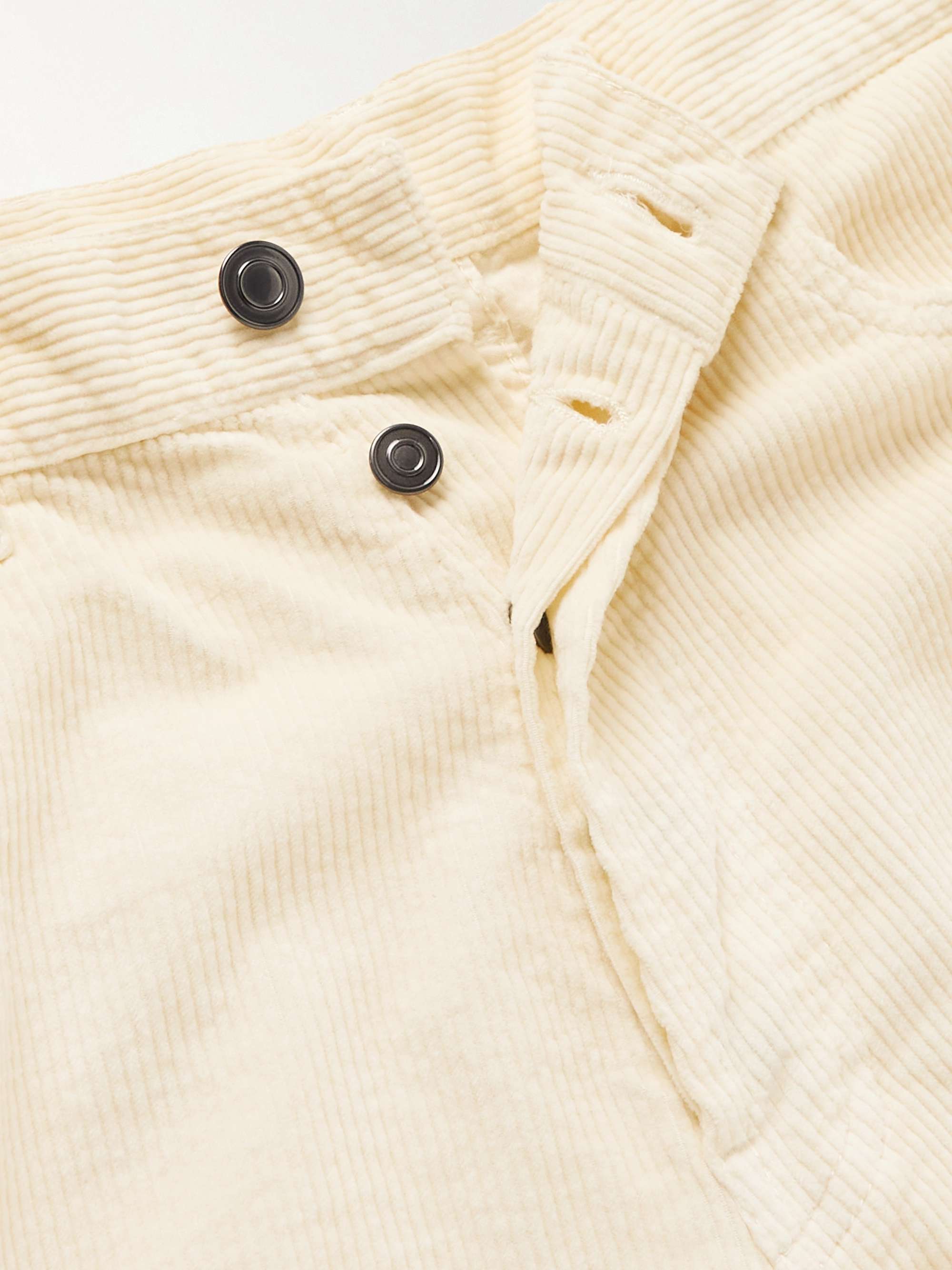 ALTEA Perth Straight-Leg Garment-Dyed Cotton-Corduroy Trousers