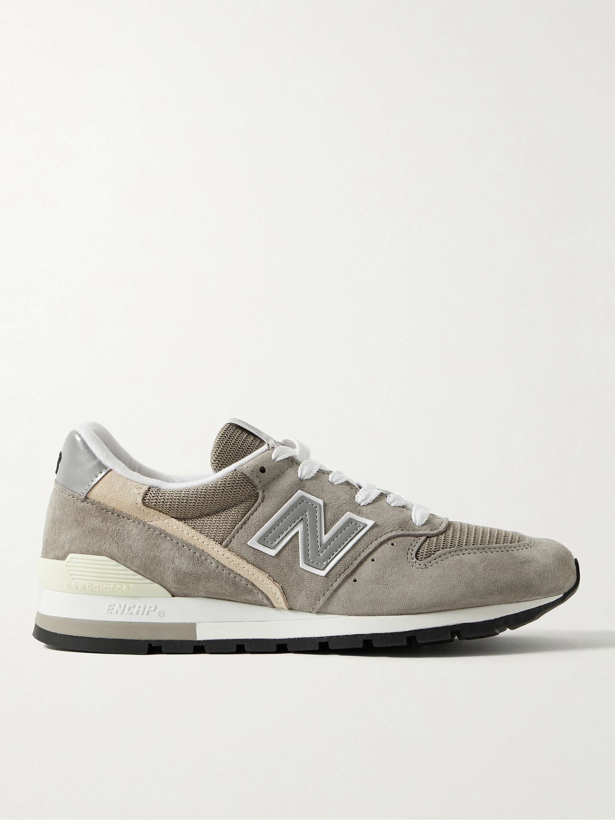 NEW BALANCE 996 Suede and Mesh Sneakers for Men | MR PORTER