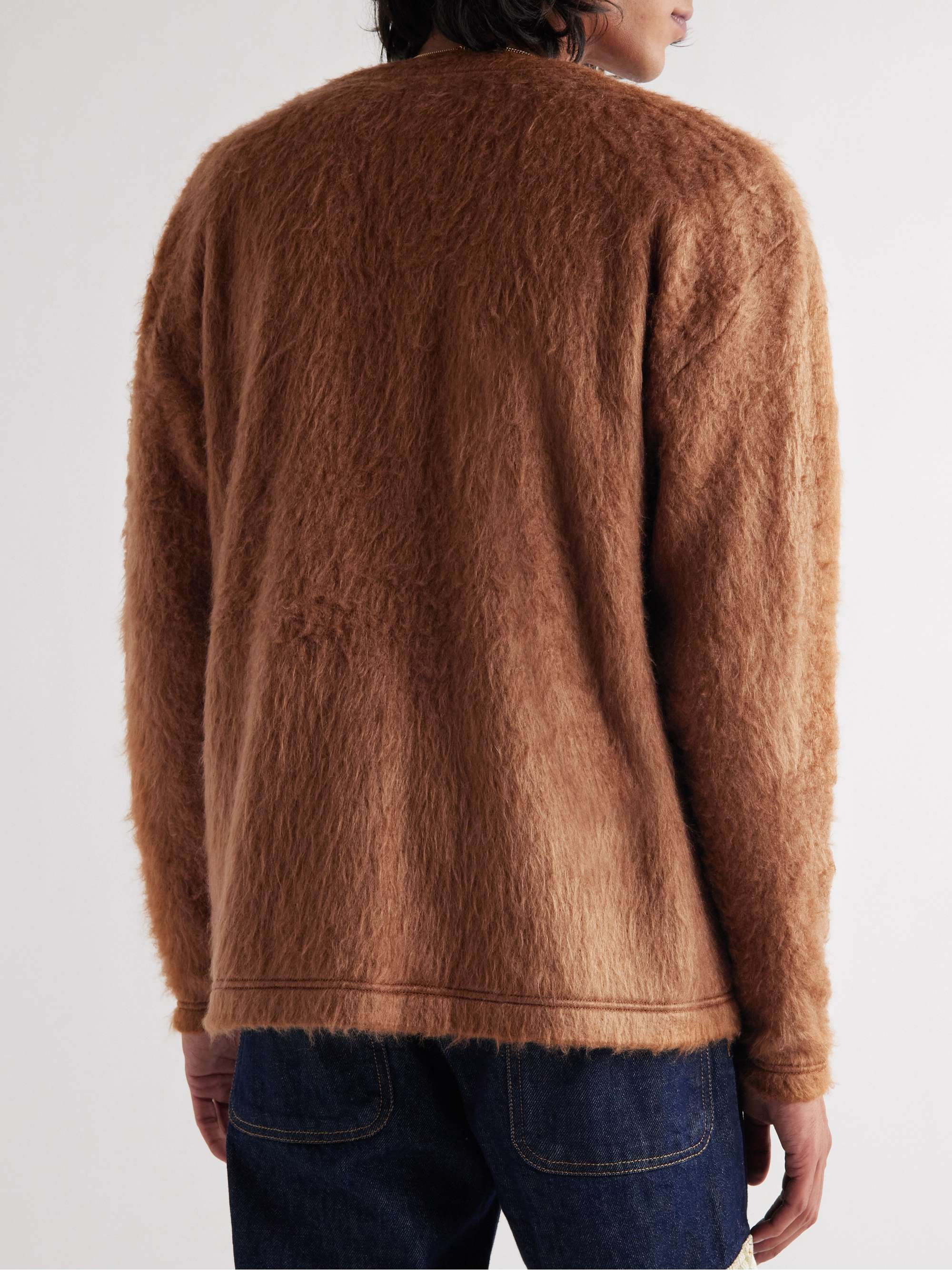 MONITALY + Minami Shoten Brushed Knitted Cardigan