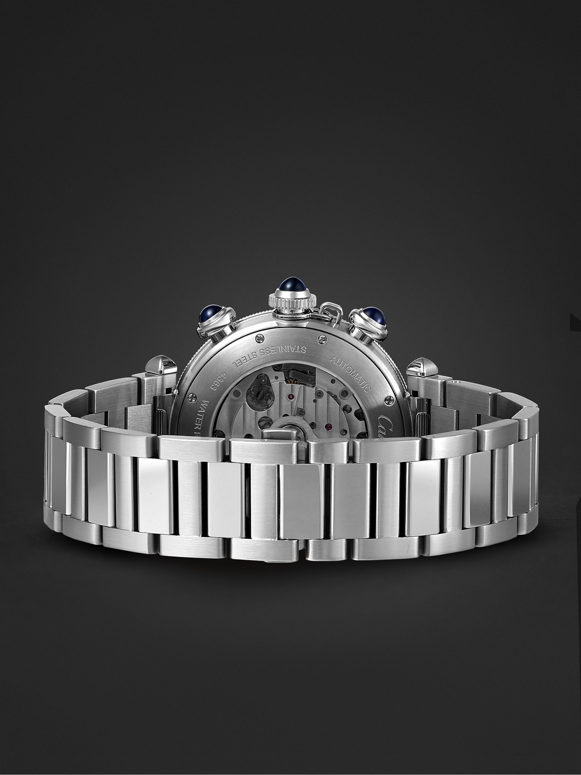 CARTIER Pasha de Cartier Automatic Chronograph 41mm Stainless Steel Watch, Ref. No. WSPA0027