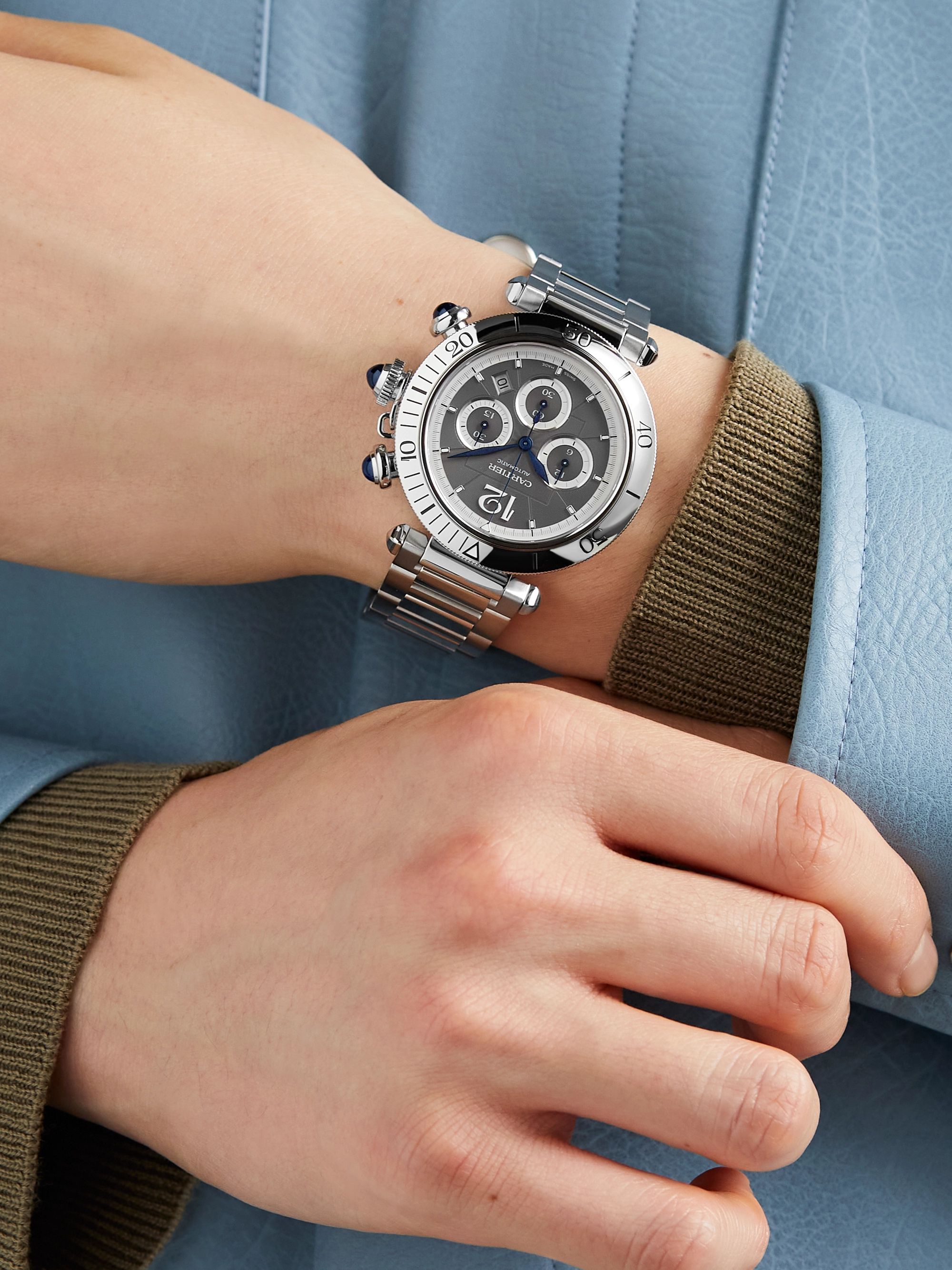 CARTIER Pasha de Cartier Automatic Chronograph 41mm Stainless