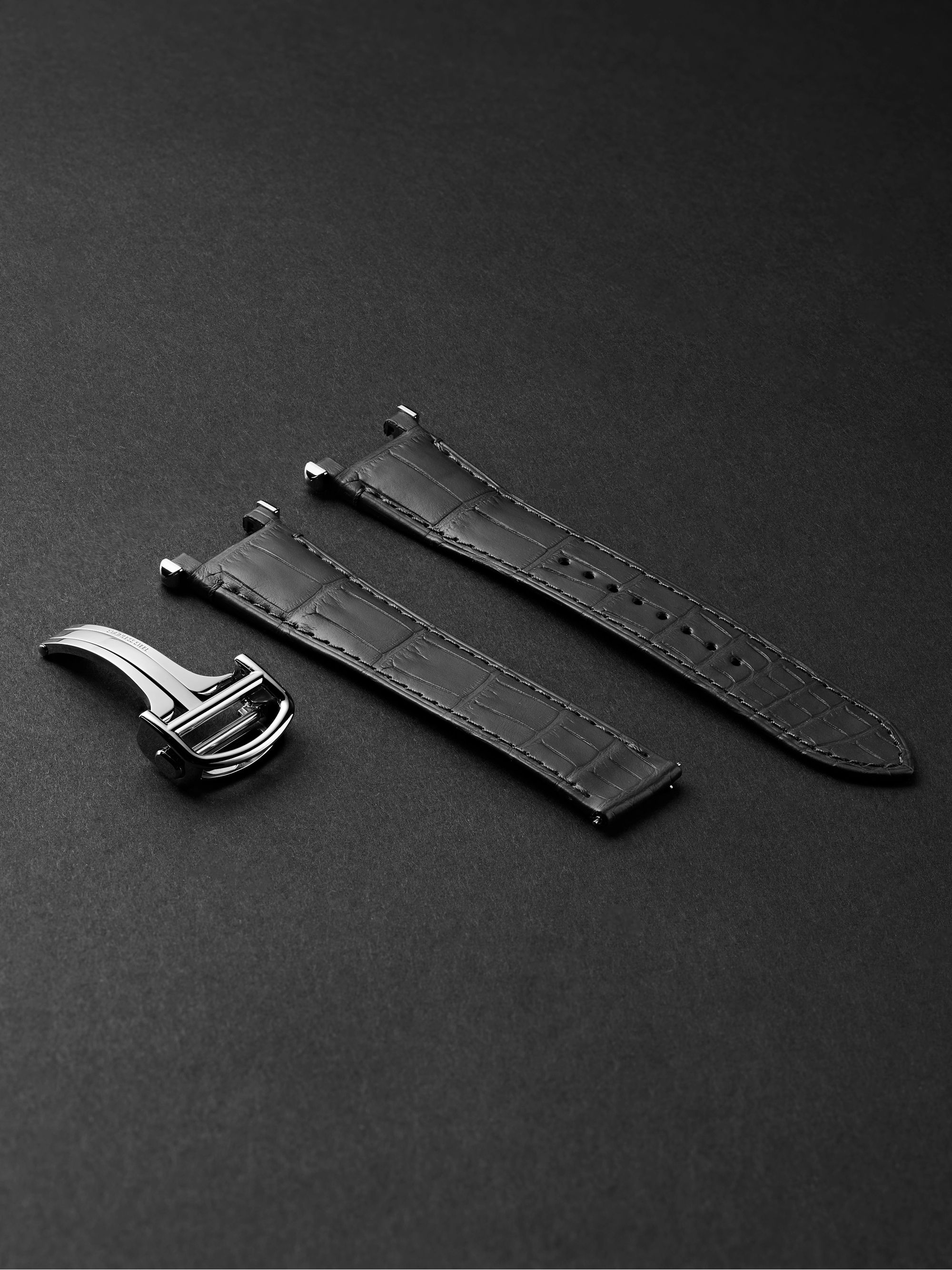 CARTIER Pasha de Cartier Automatic 41mm Stainless Steel and Alligator Watch, Ref. No. WSPA0026